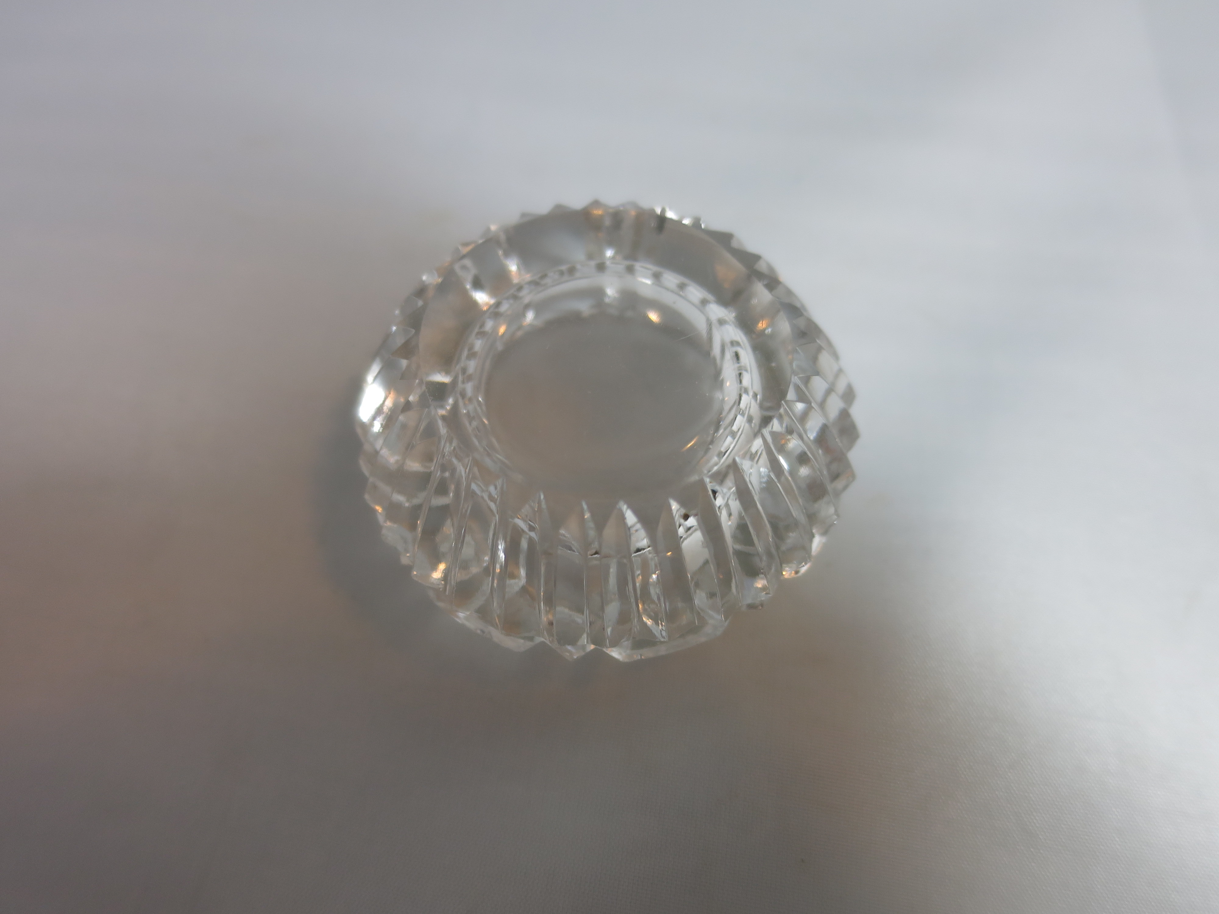 Cut Crystal Salt Cellar