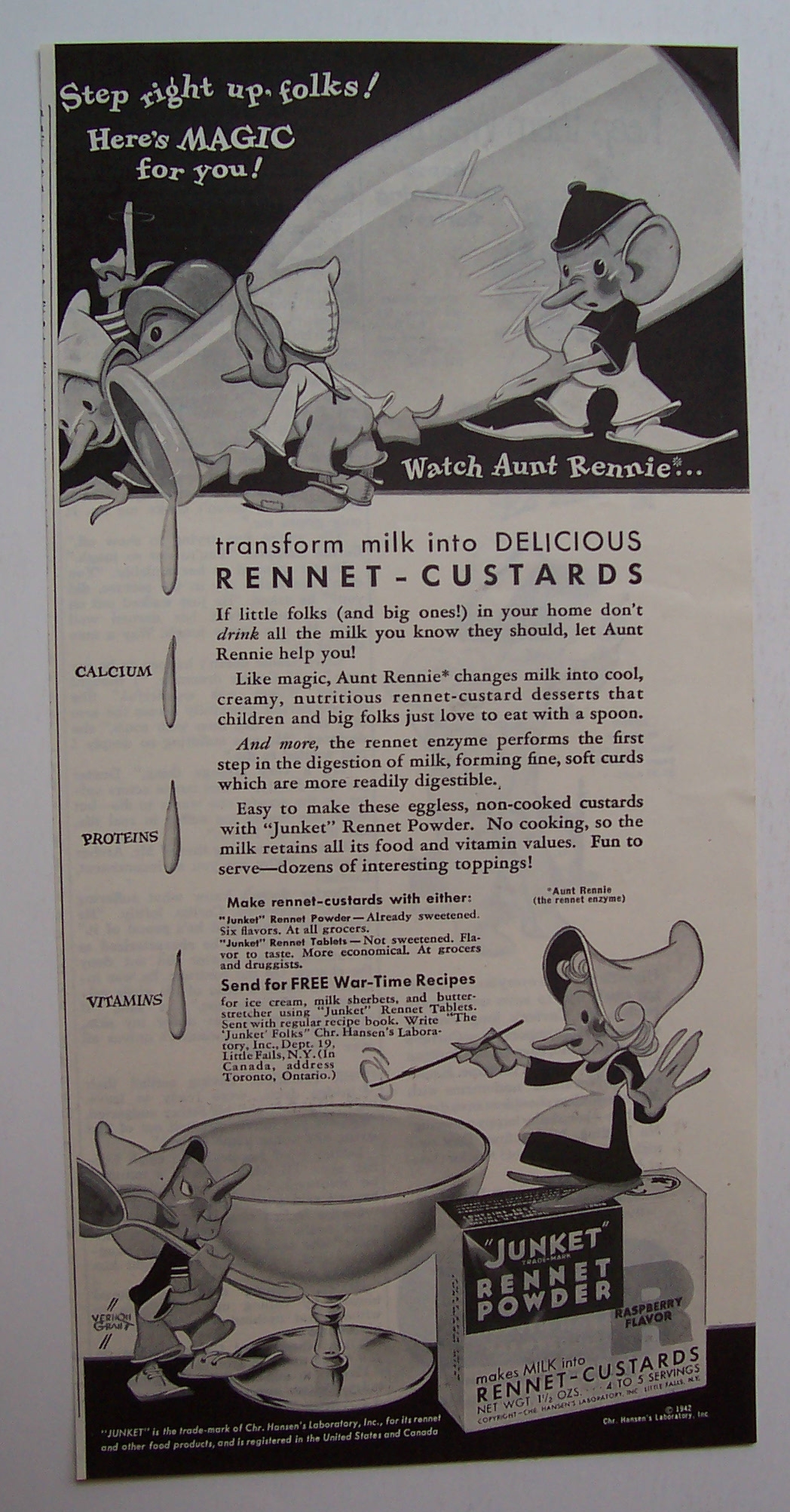 1943 Junket Rennet Powder