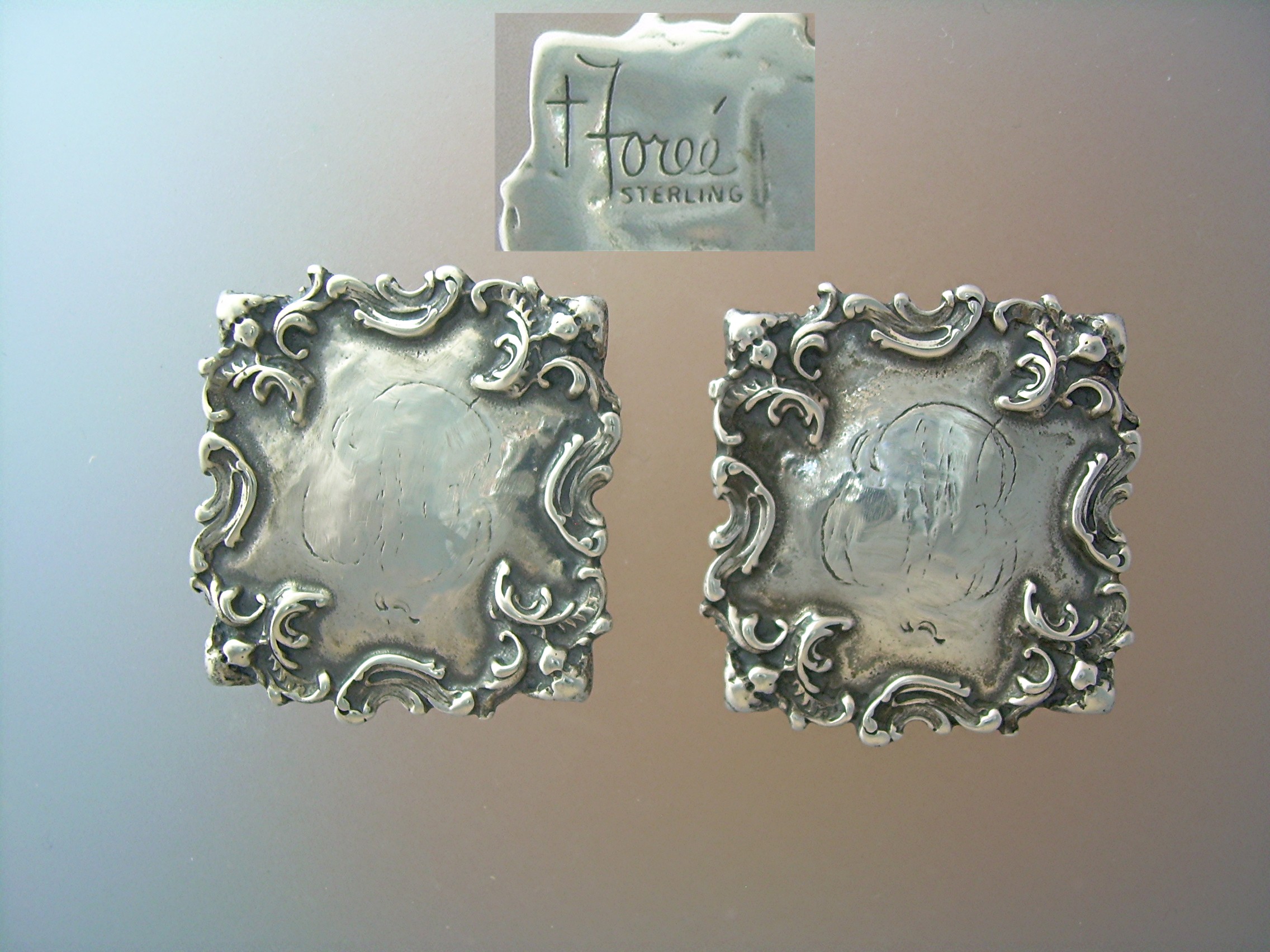 FOREE Sterling Silver Clip Earrings