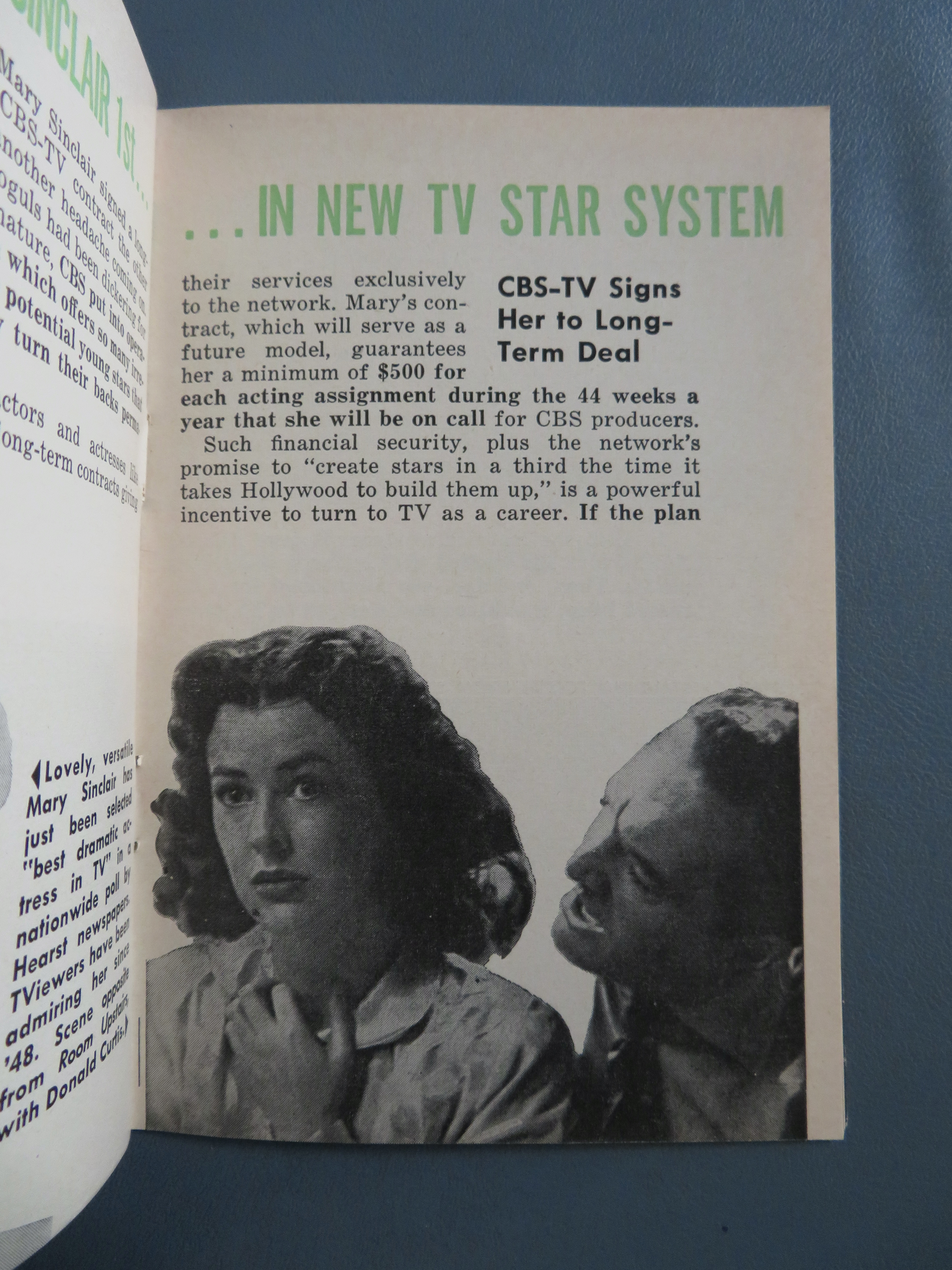 People Today Magazine June 6, 1951 Mary Sinclair
