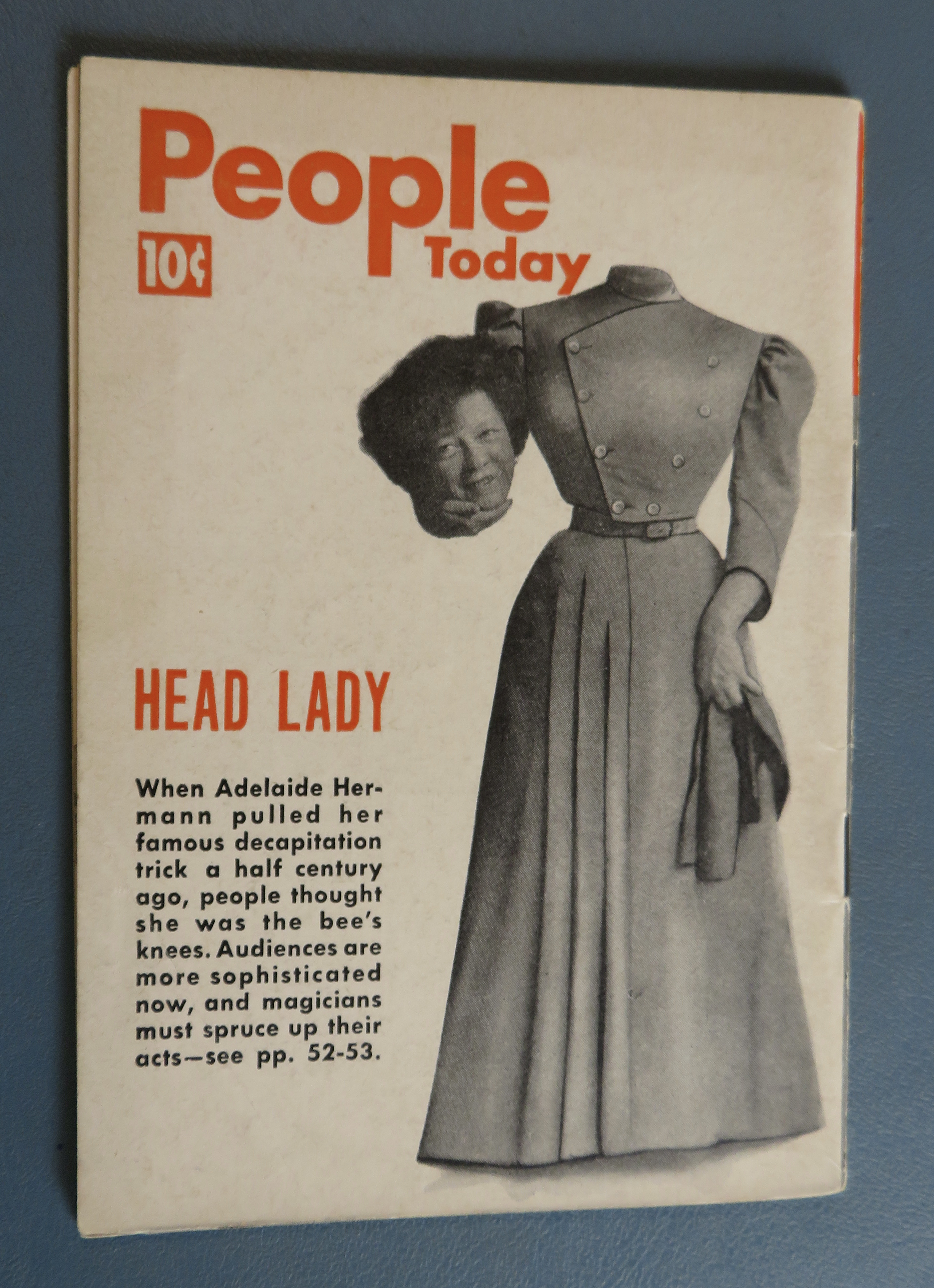 People Today Magazine June 6, 1951 Mary Sinclair