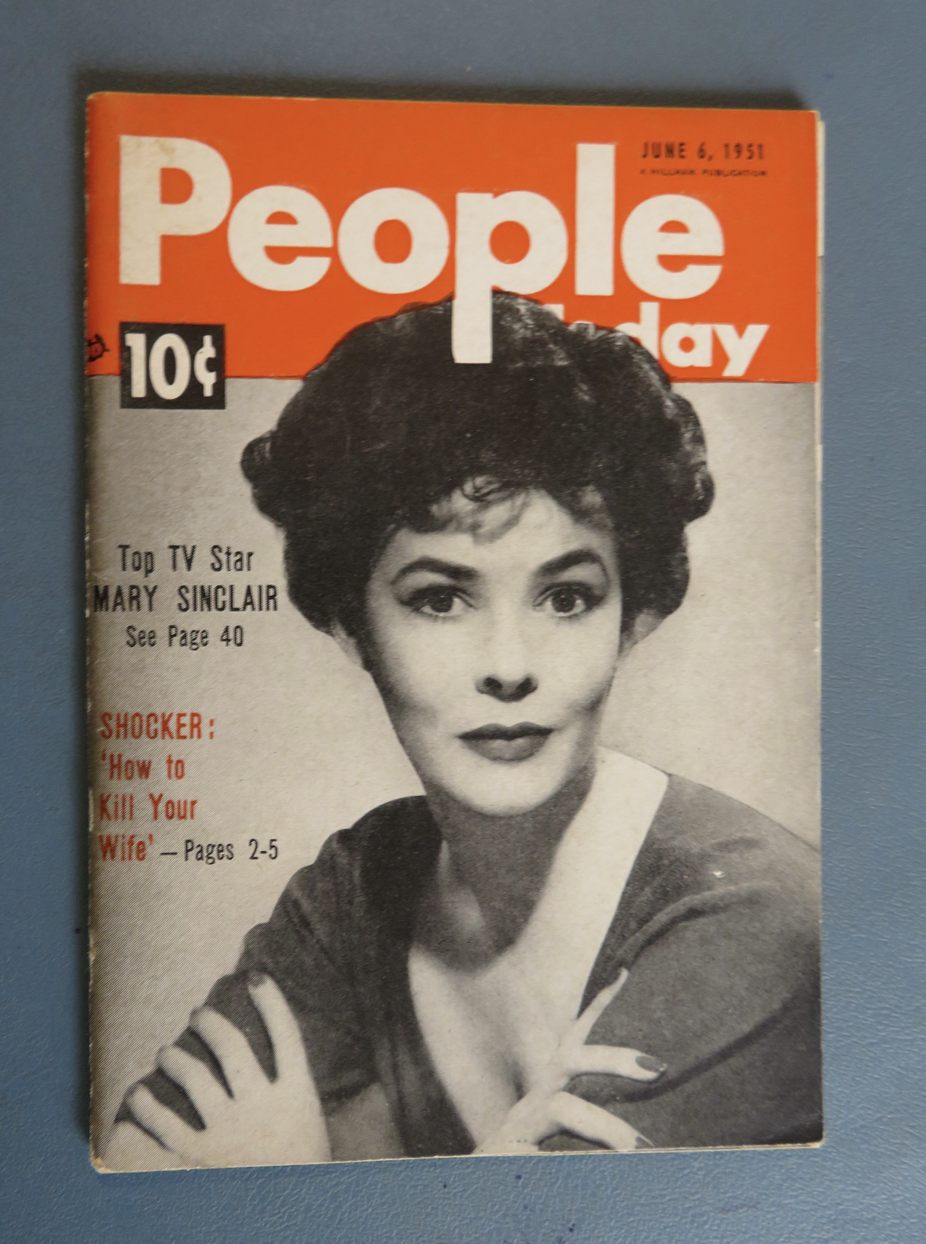 People Today Magazine June 6, 1951 Mary Sinclair