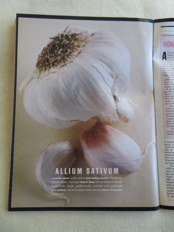 Time Magazine November 23, 1998 The Herbal Medicine Boom