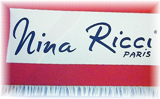 NINA RICCI 100% Silk Scarf Made In PARIS