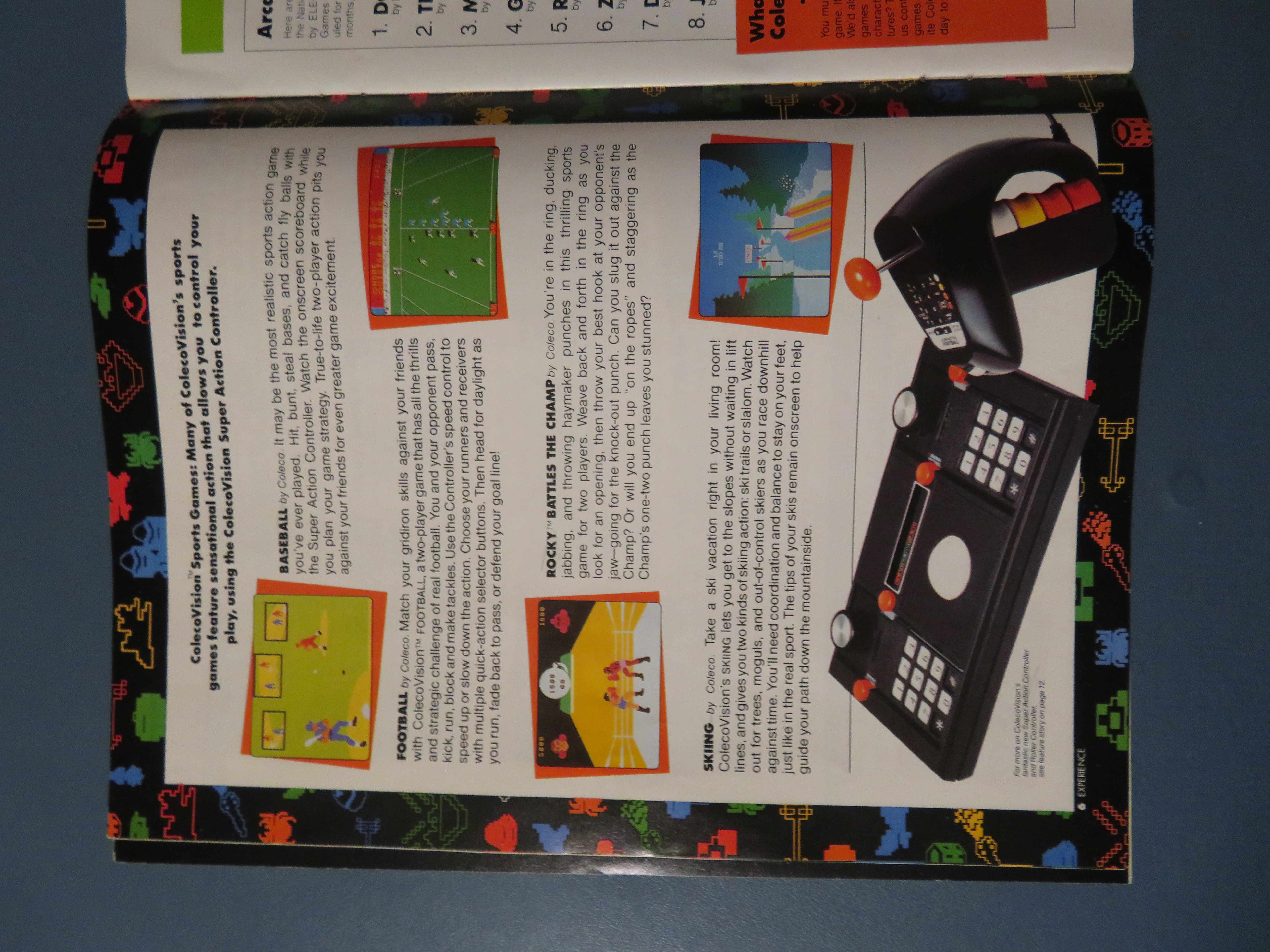 Coleco Vision Experience Magazine 1983 Video Games