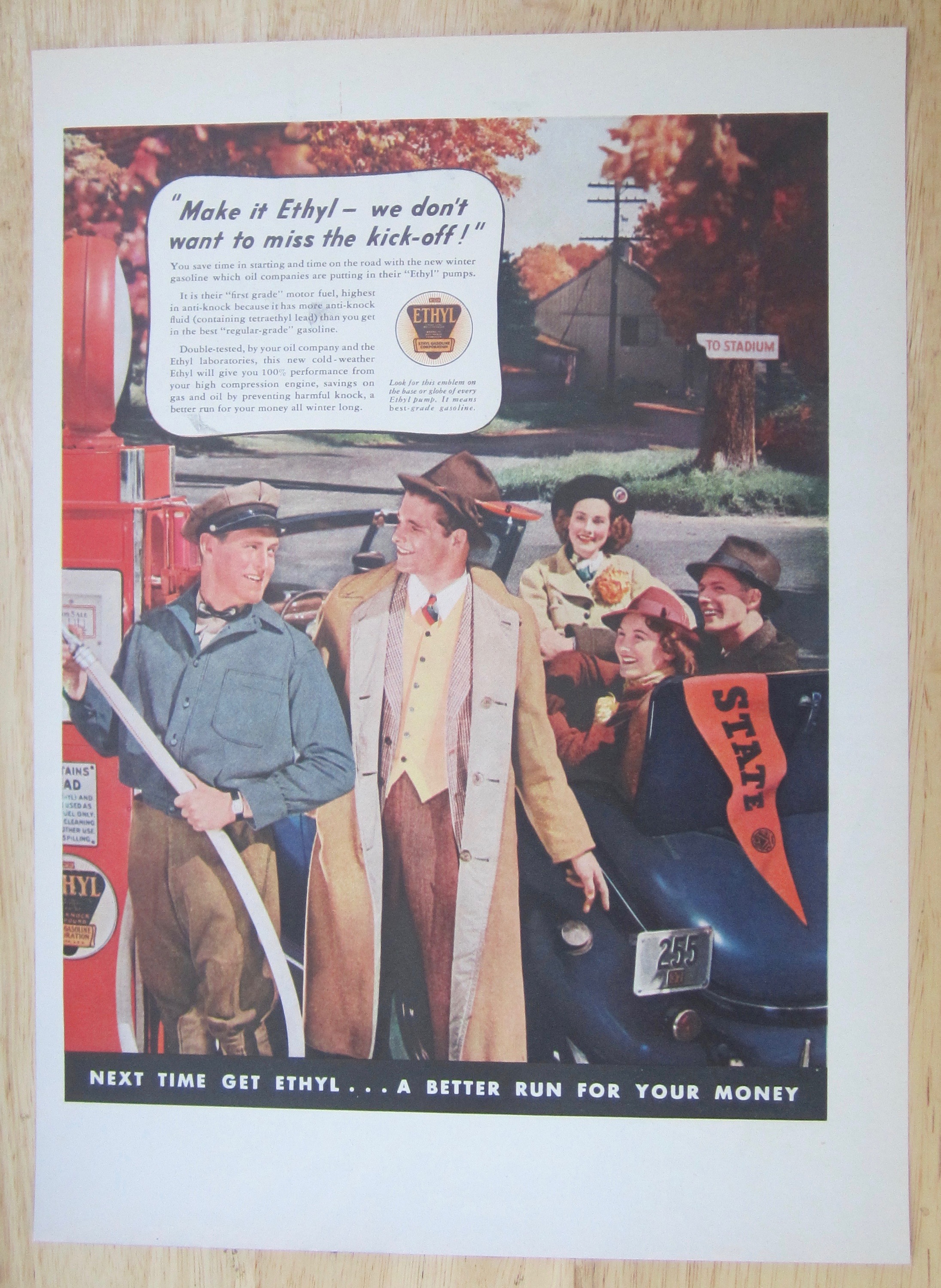 1937 Ethyl with Two Couples Going To College