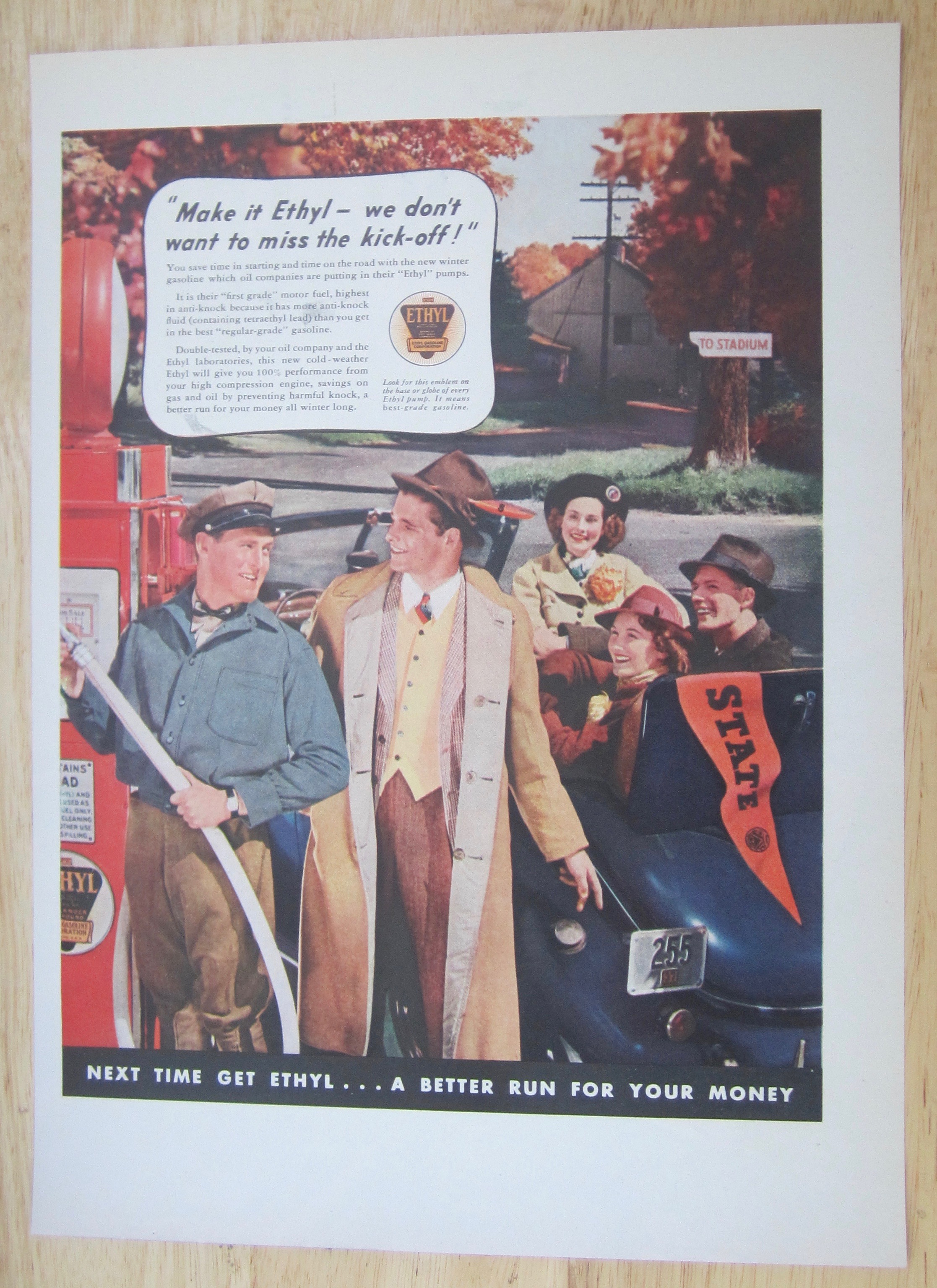 1937 Ethyl with Two Couples Going To College
