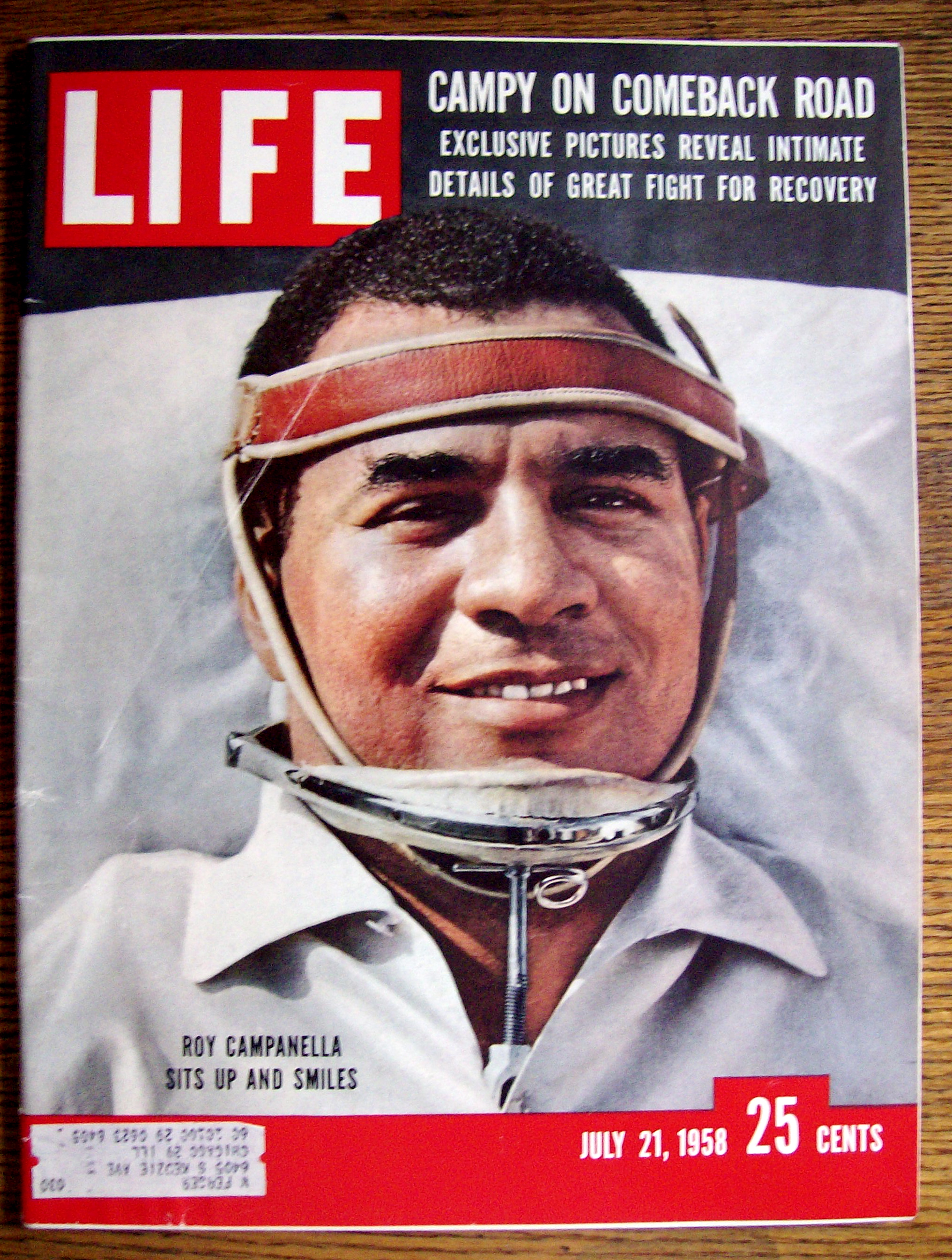 Life Magazine-July 21, 1958-Roy Campanella