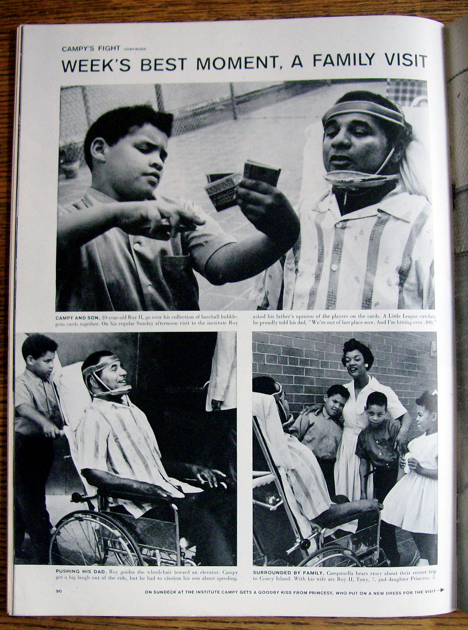 Life Magazine-July 21, 1958-Roy Campanella