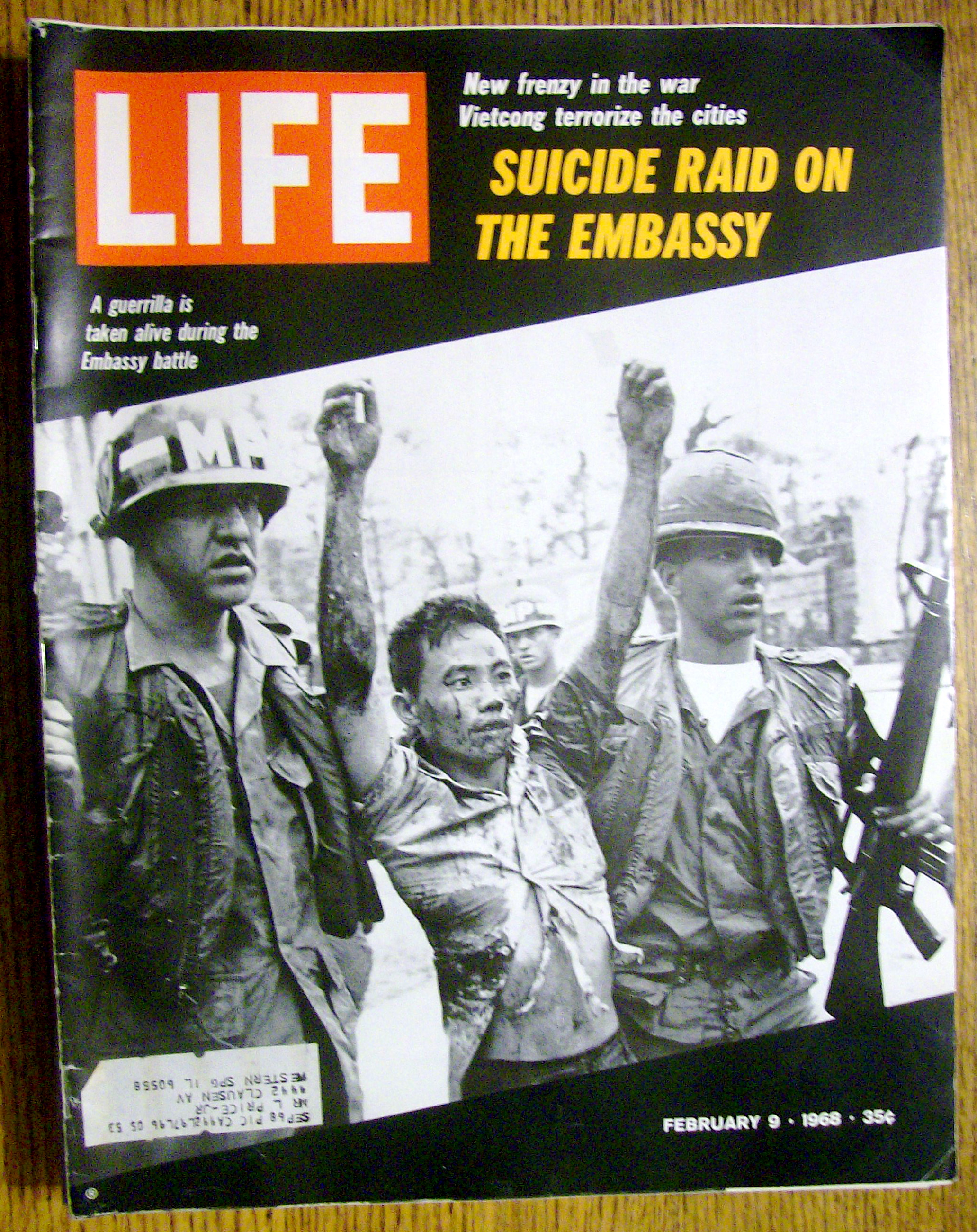 Life Magazine-February 9, 1968-Embassy Battle