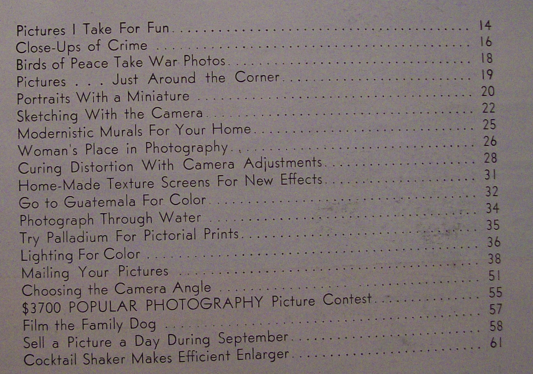 Popular Photography Magazine - September 1939