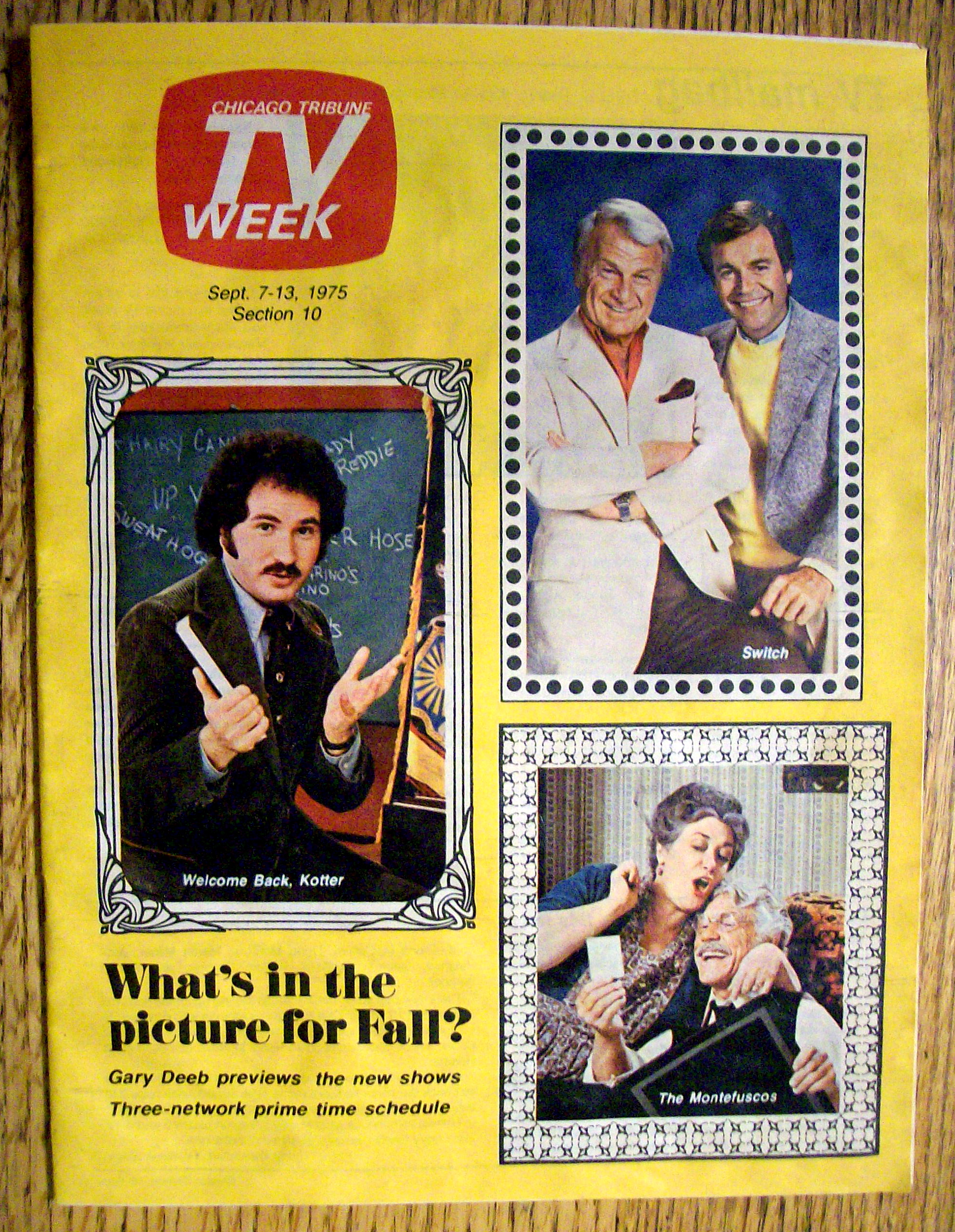 TV Week  September 7-13, 1975  New Shows For Fall