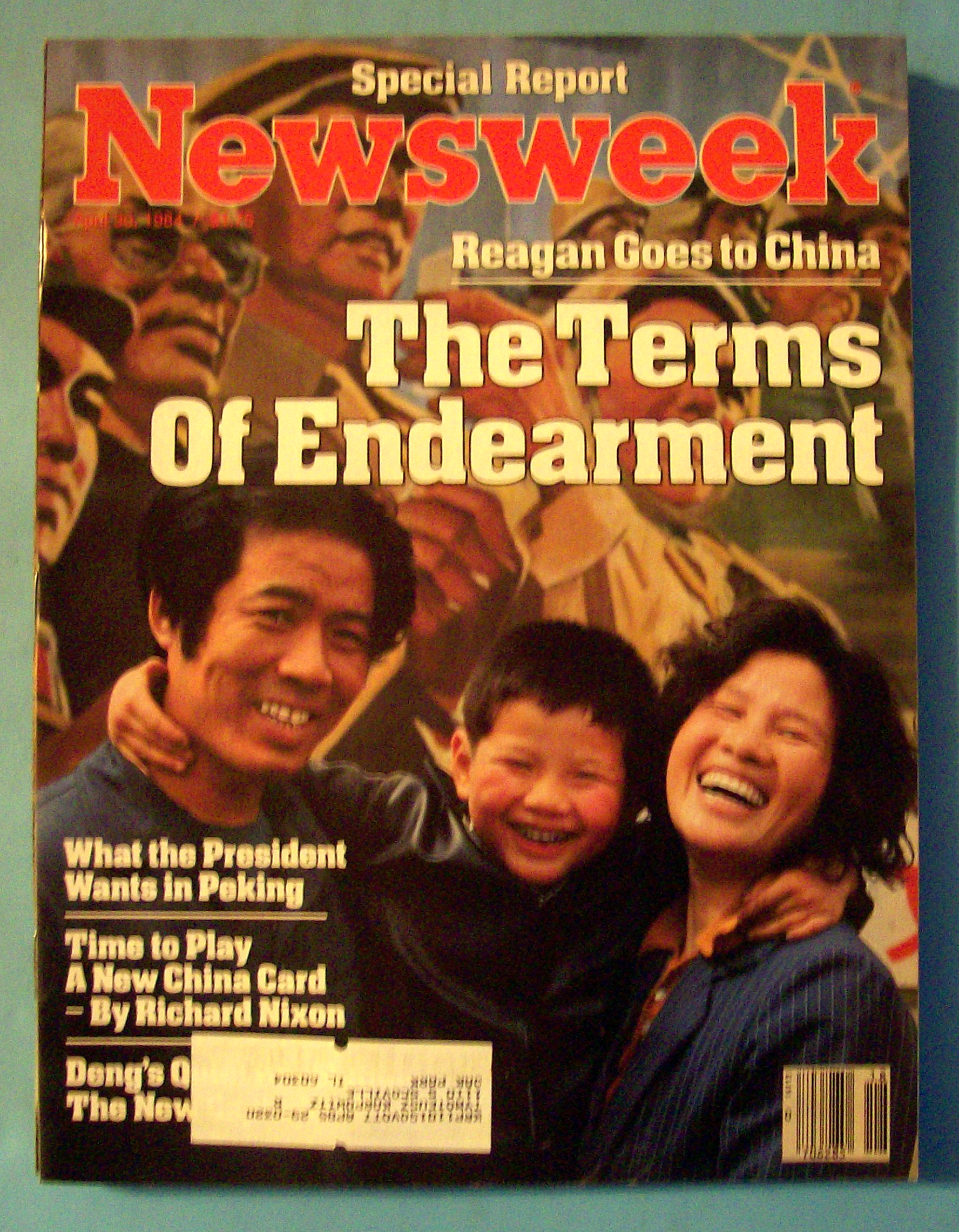 Newsweek Magazine -April 30, 1984- Reagan Goes To China