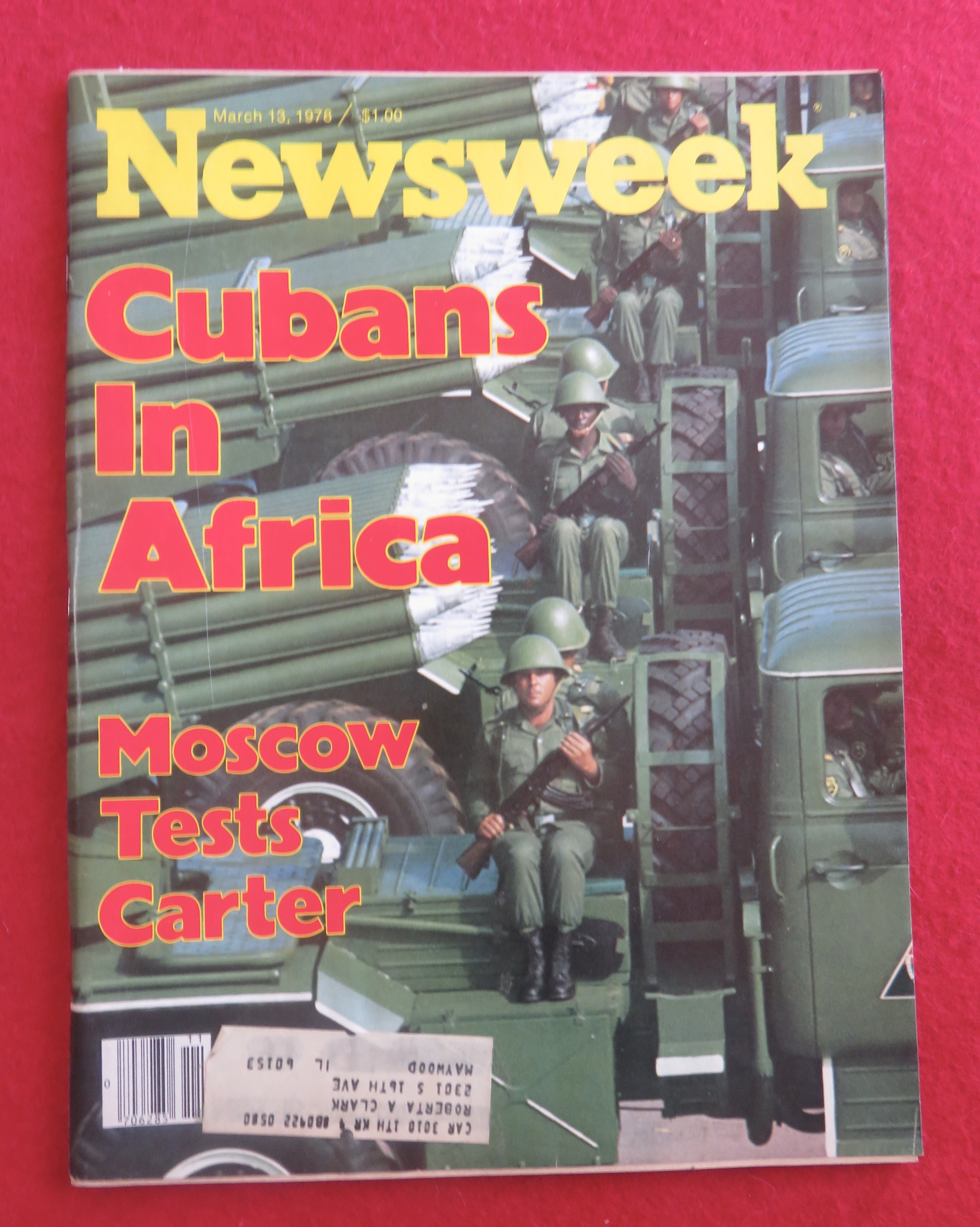 Newsweek Magazine March 13, 1978 Cubans In Africa