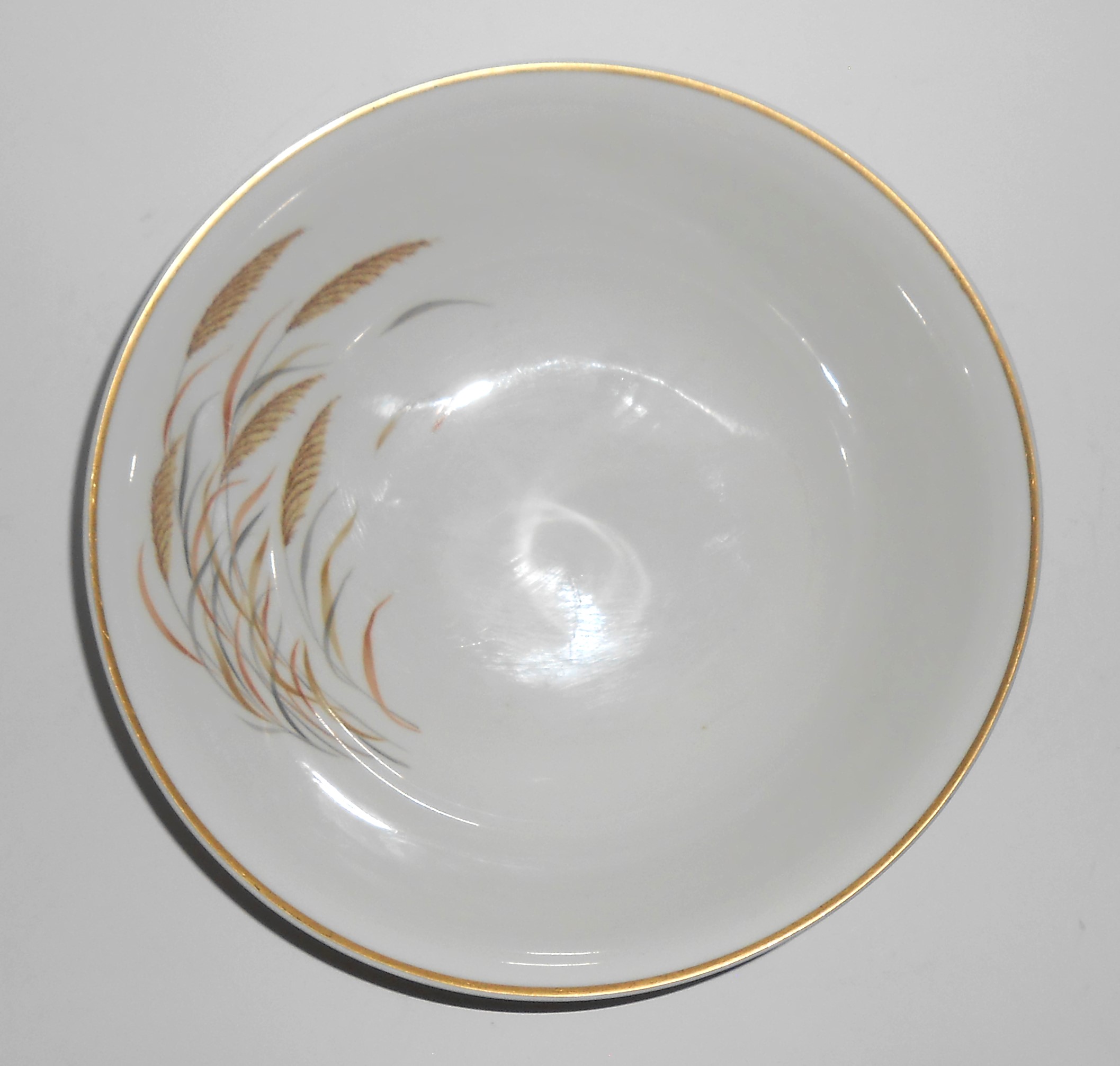 Royal Jackson Porcelain China Angelus w/Gold Round Vege