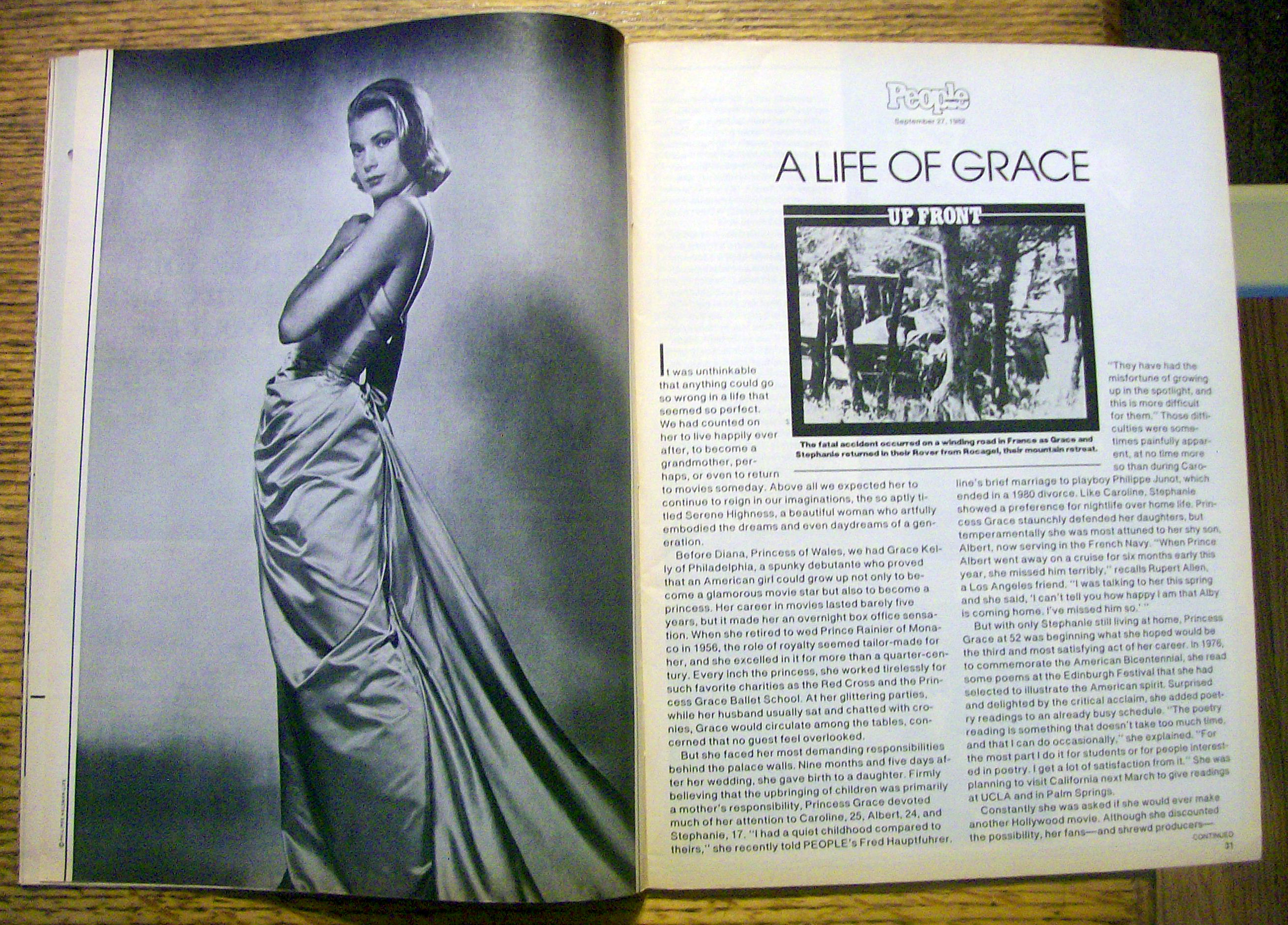People Magazine-September 27, 1982-Princess Grace