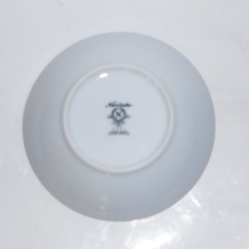 Noritake Porcelain China 2551 Spring Garden w/Platinum Fruit Bowl