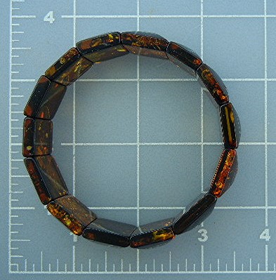 Amber Bugs Leaves Squares Expanda Bracelet