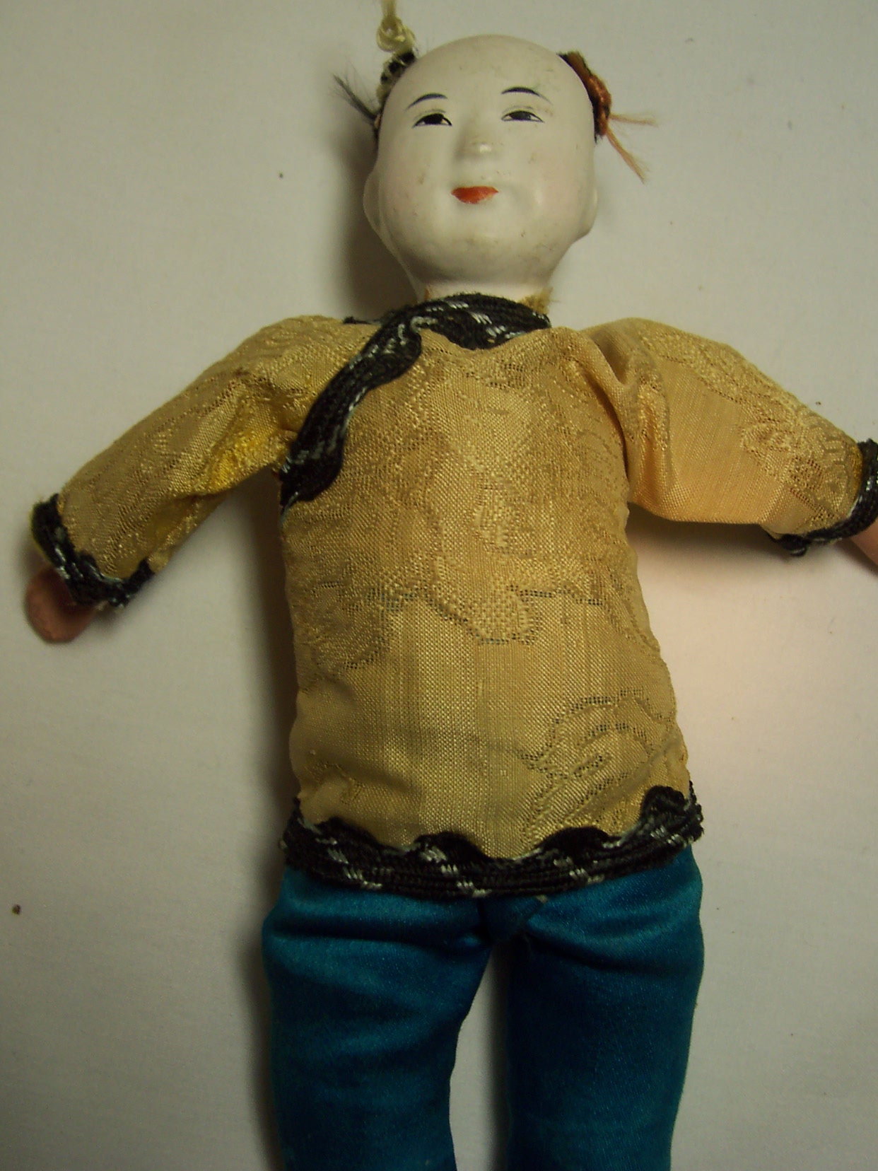 China Man Doll Original 1940s