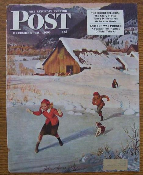 Saturday Evening Post Cover By Clymer - Dec 30, 1950