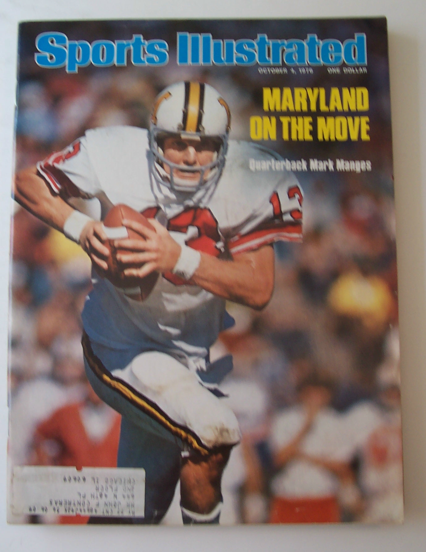 Sports Illustrated Magazine - Oct 4, 1976 - Mark Manges