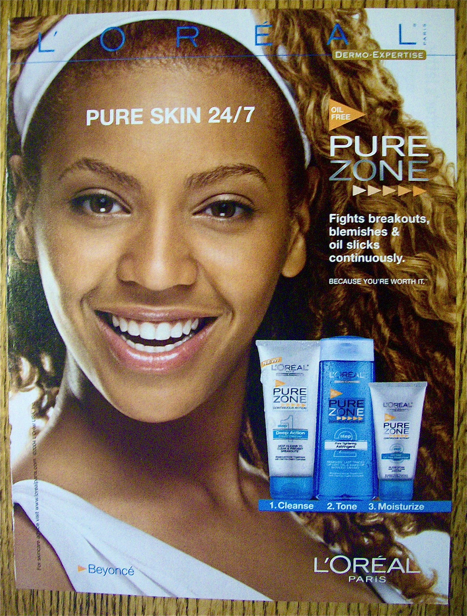 2004 Loreal Pure Zone with Beyonce