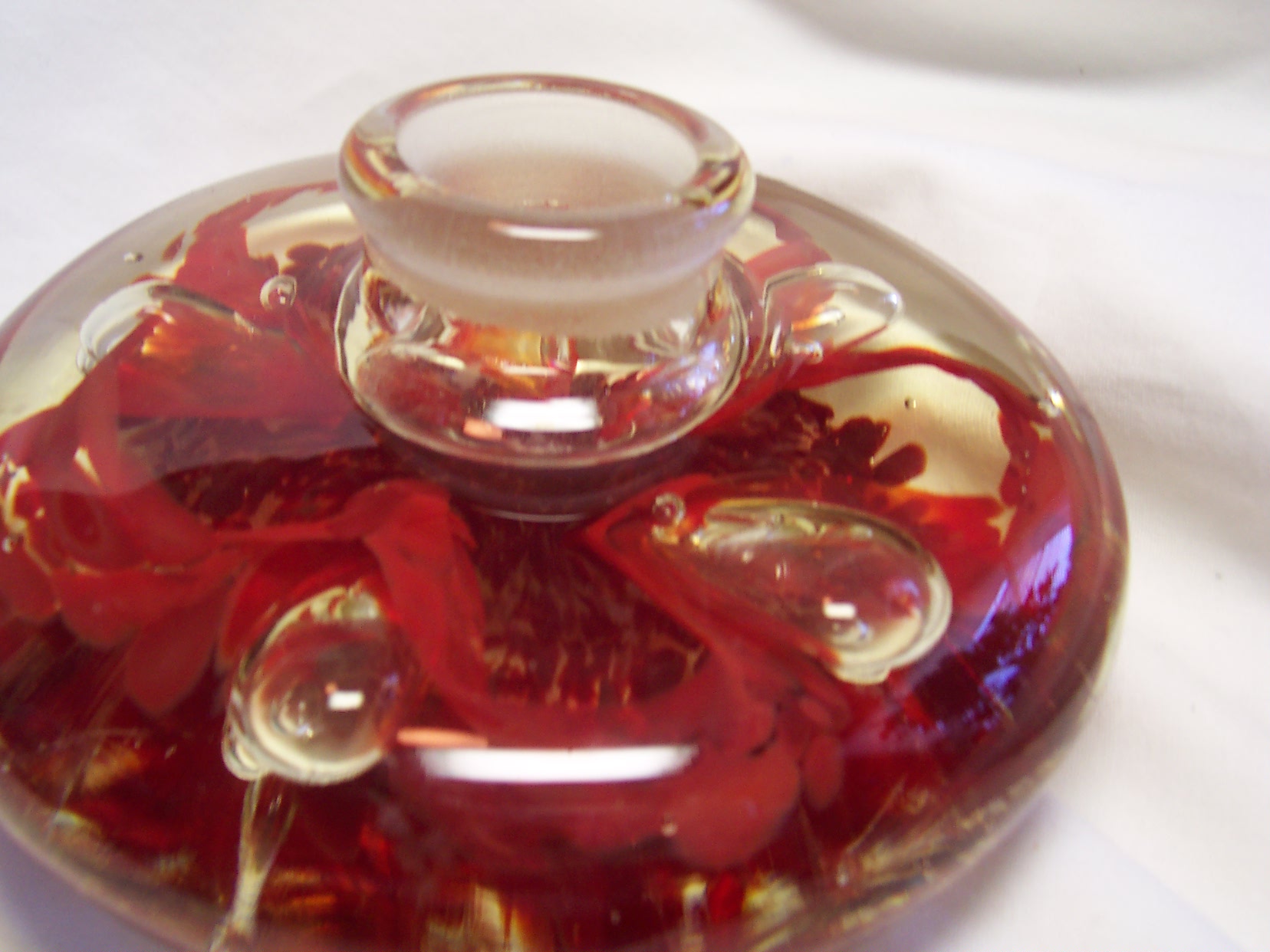Blown Art Glass Millefiori perfume bottle