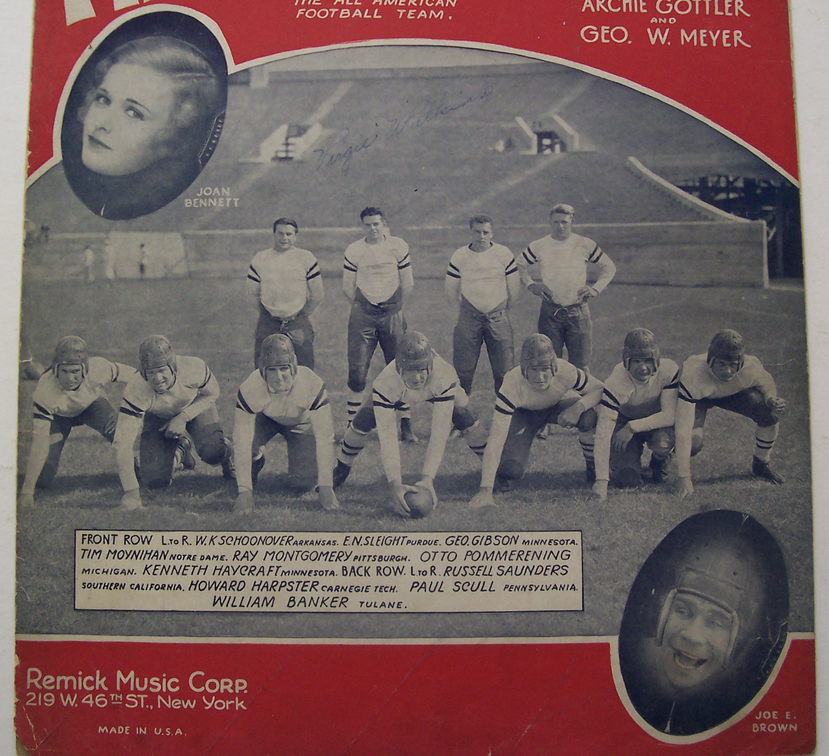 Sheet Music For 1930 Maybe It's Love
