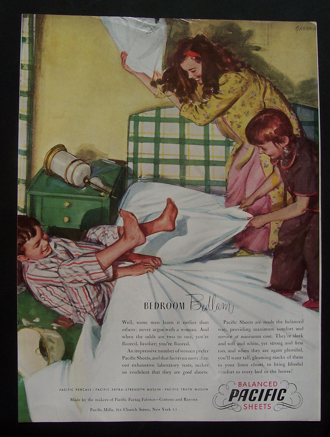 1945  Pacific  Balanced  Sheets