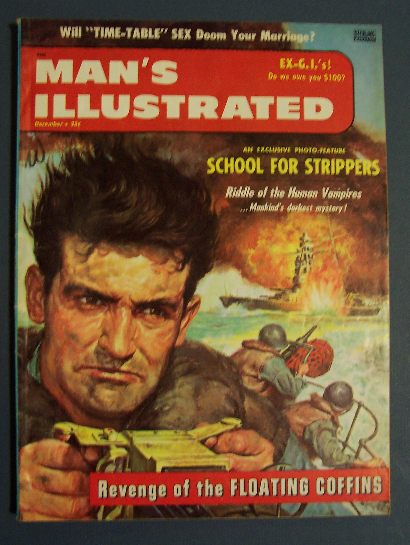 Vintage Man's Illustrated Magazine - December 1956