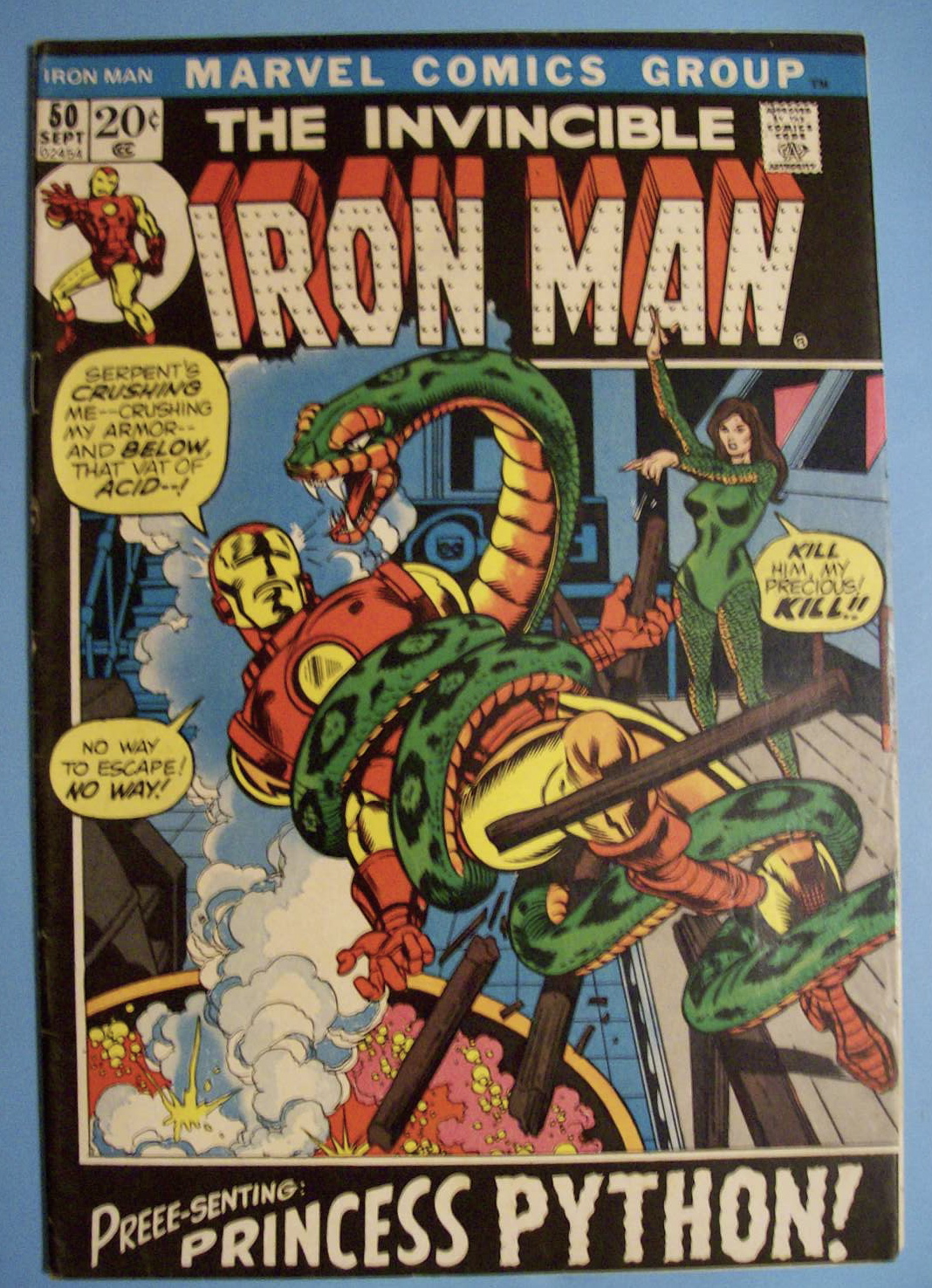 Iron Man Comics - Sept 1972 - Princess Python
