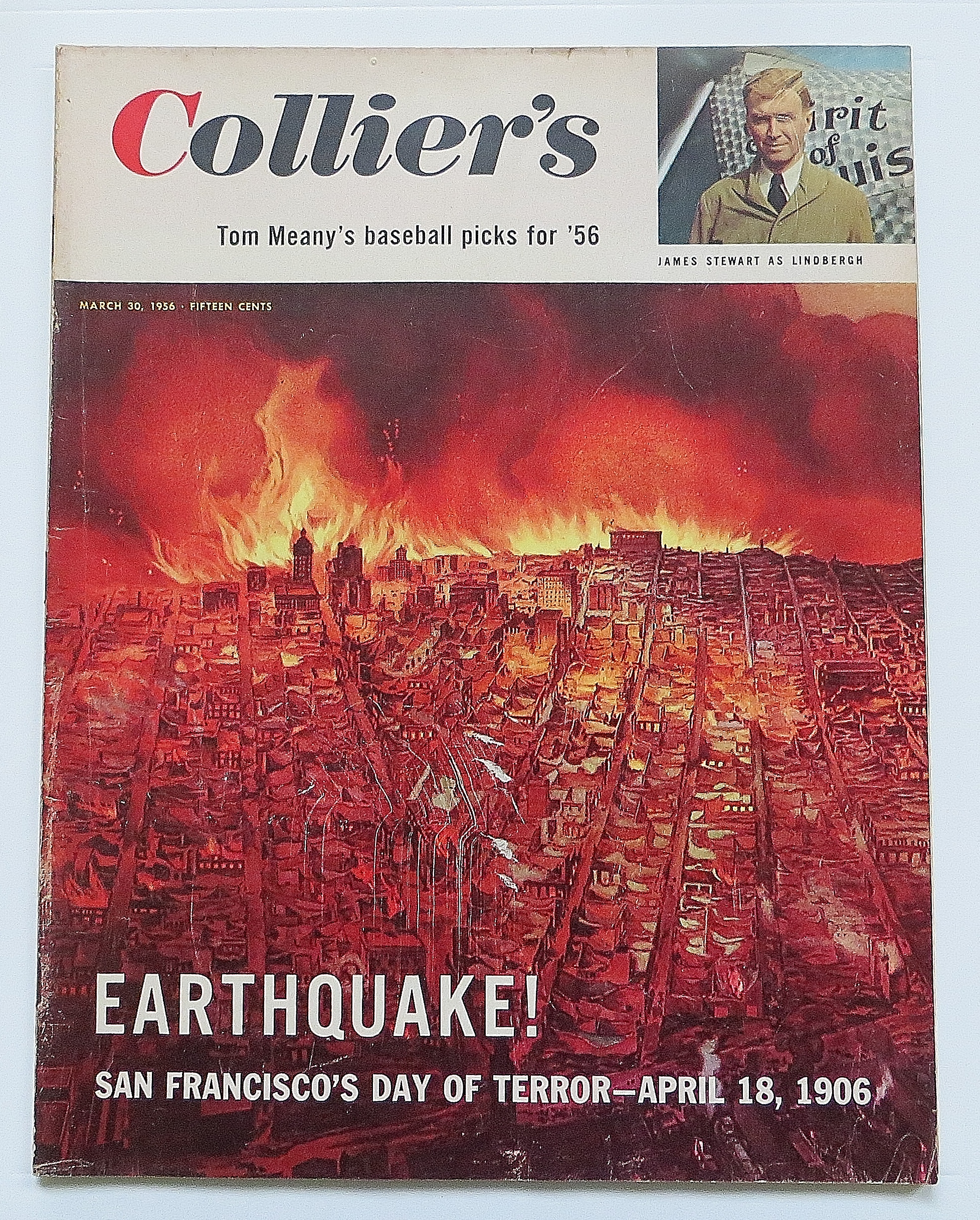Collier's Magazine March 30, 1956 Earthquake