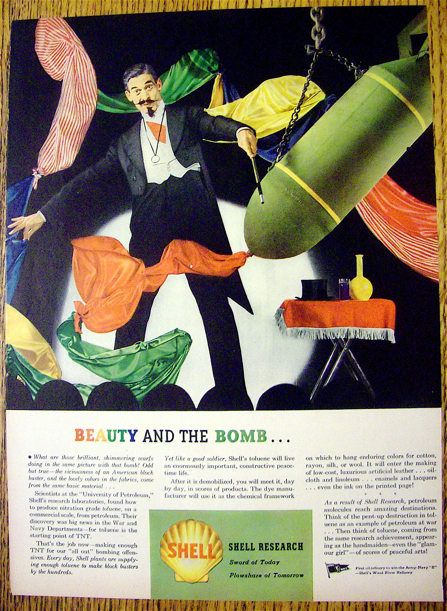 1944 Shell Research with a Magician