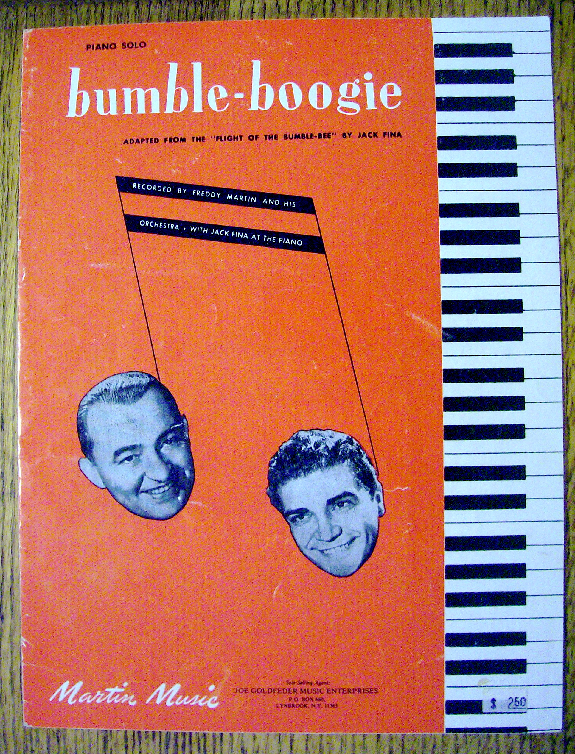 1974 Bumble-Boogie By Jack Fina (Freddy Martin)