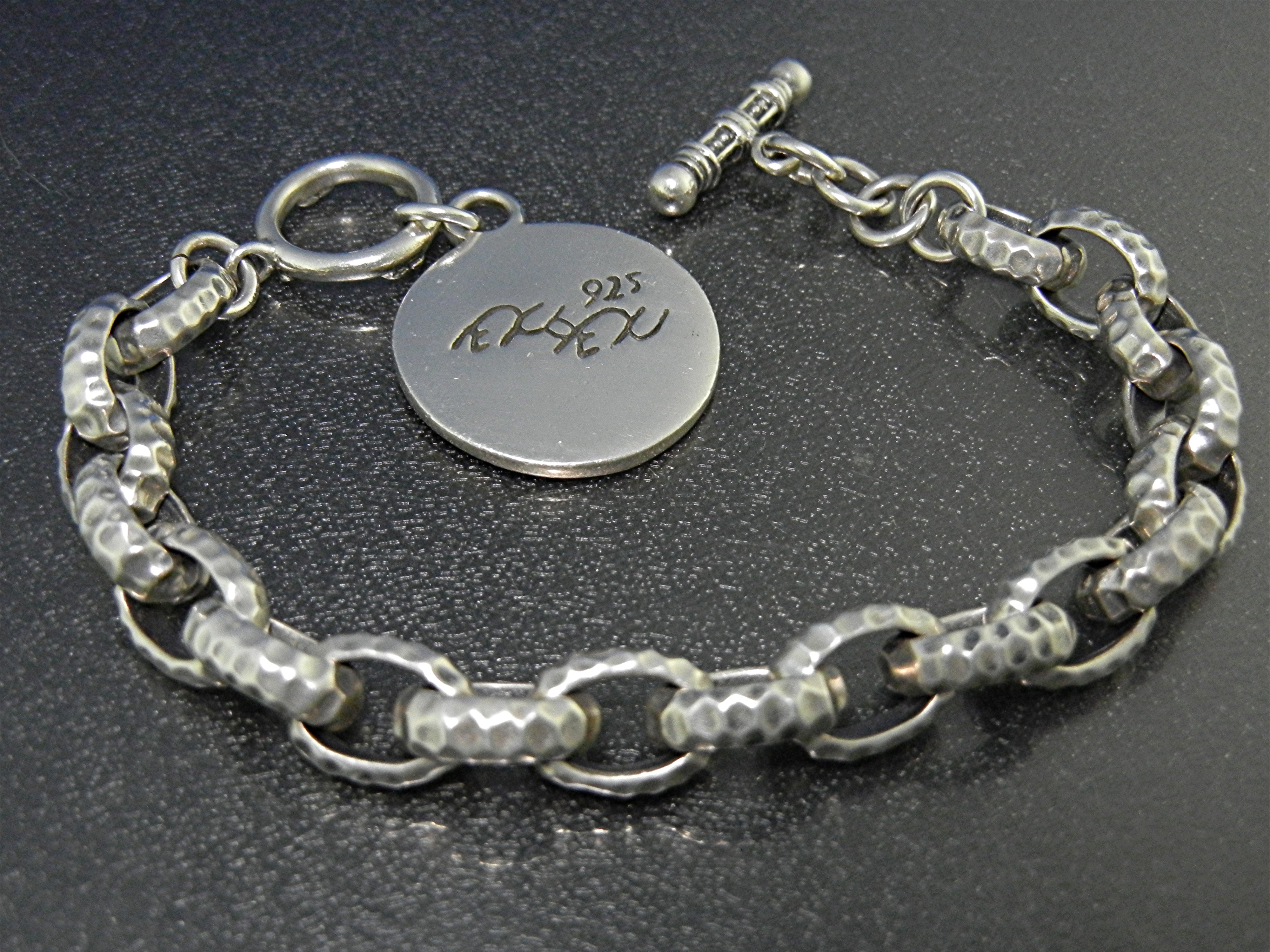 EXEX Sterling Silver Heart Bracelet By Claudia Agudelo