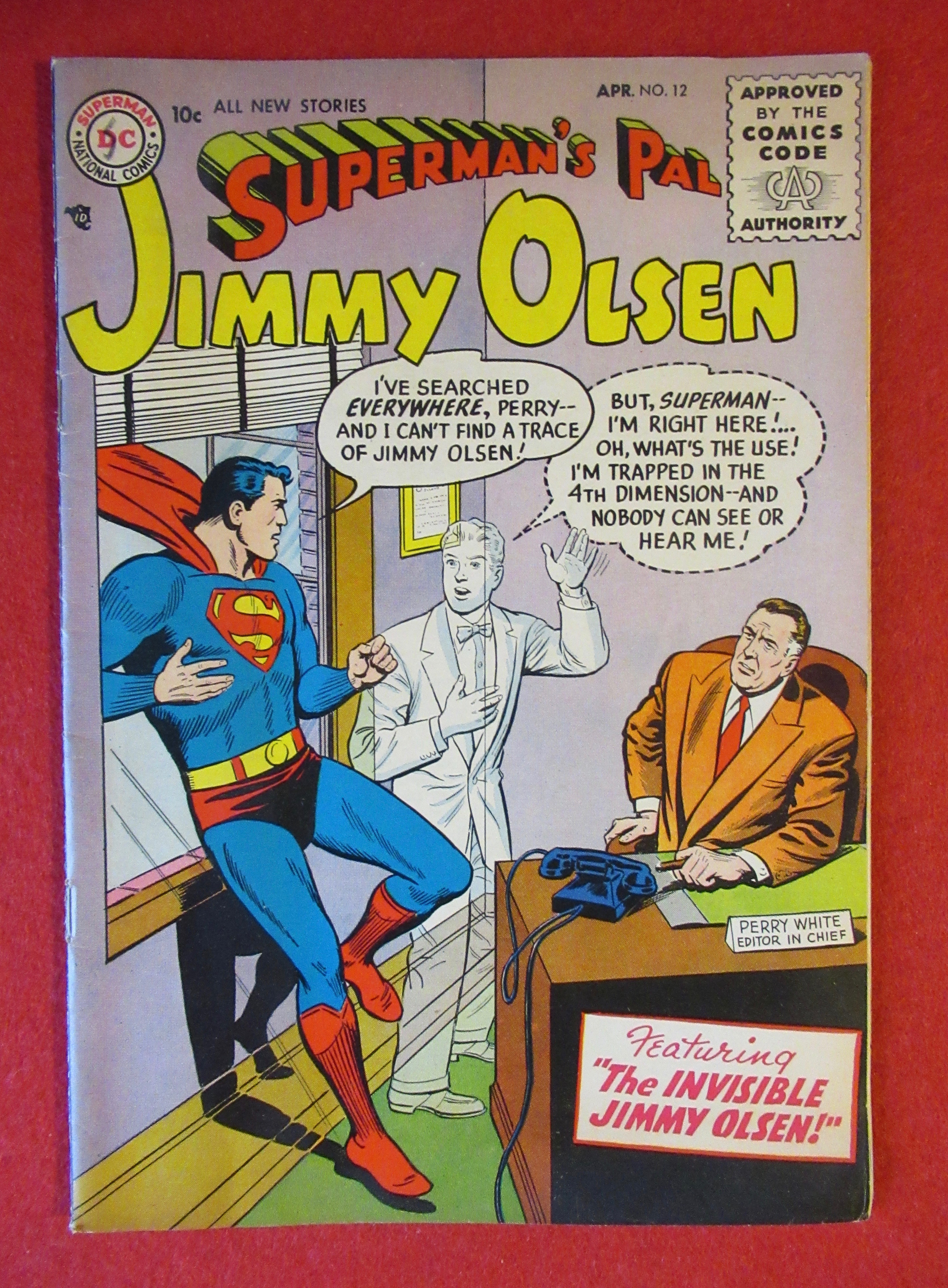 Superman's Pal Jimmy Olsen Comics April 1956