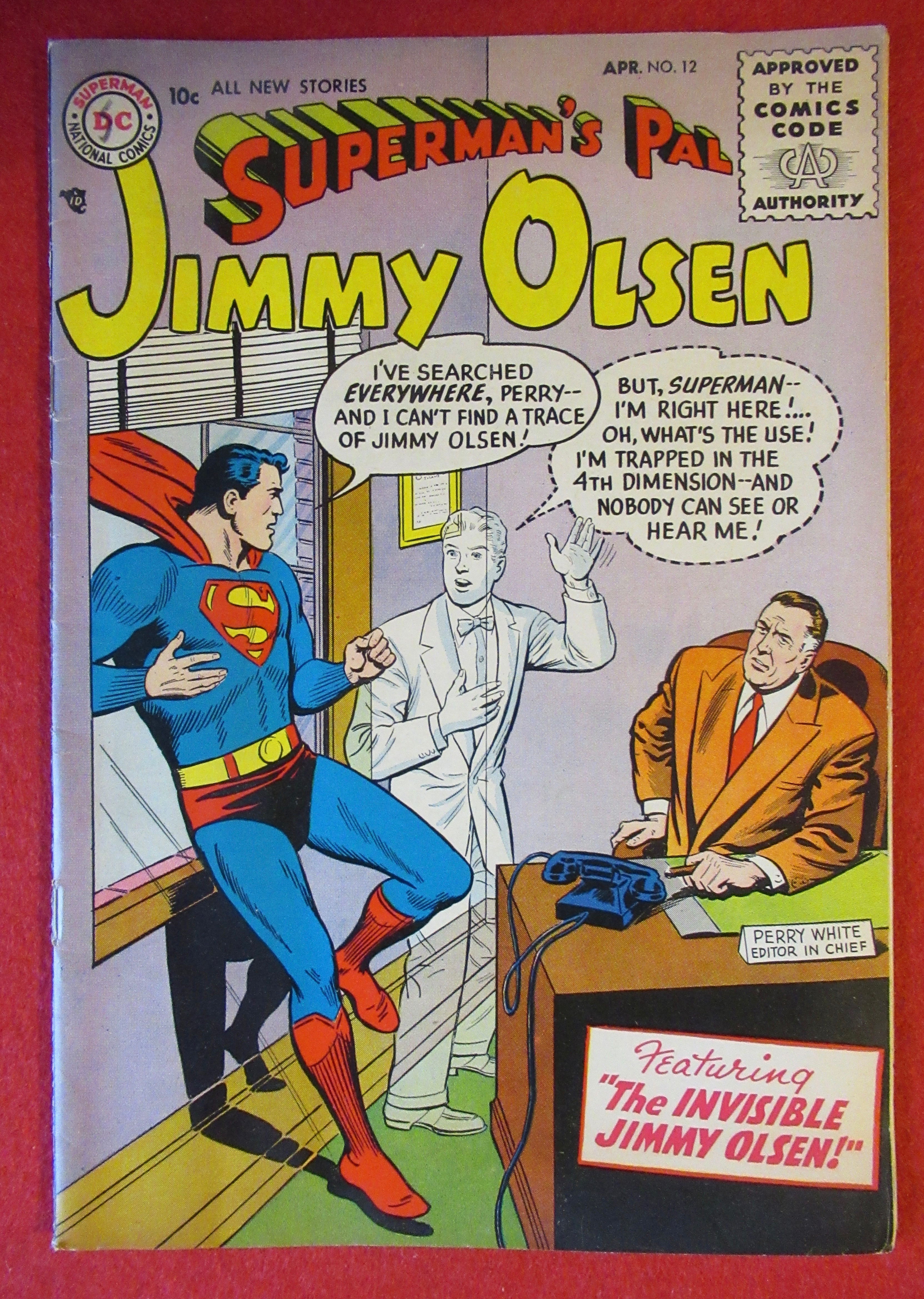 Superman's Pal Jimmy Olsen Comics April 1956