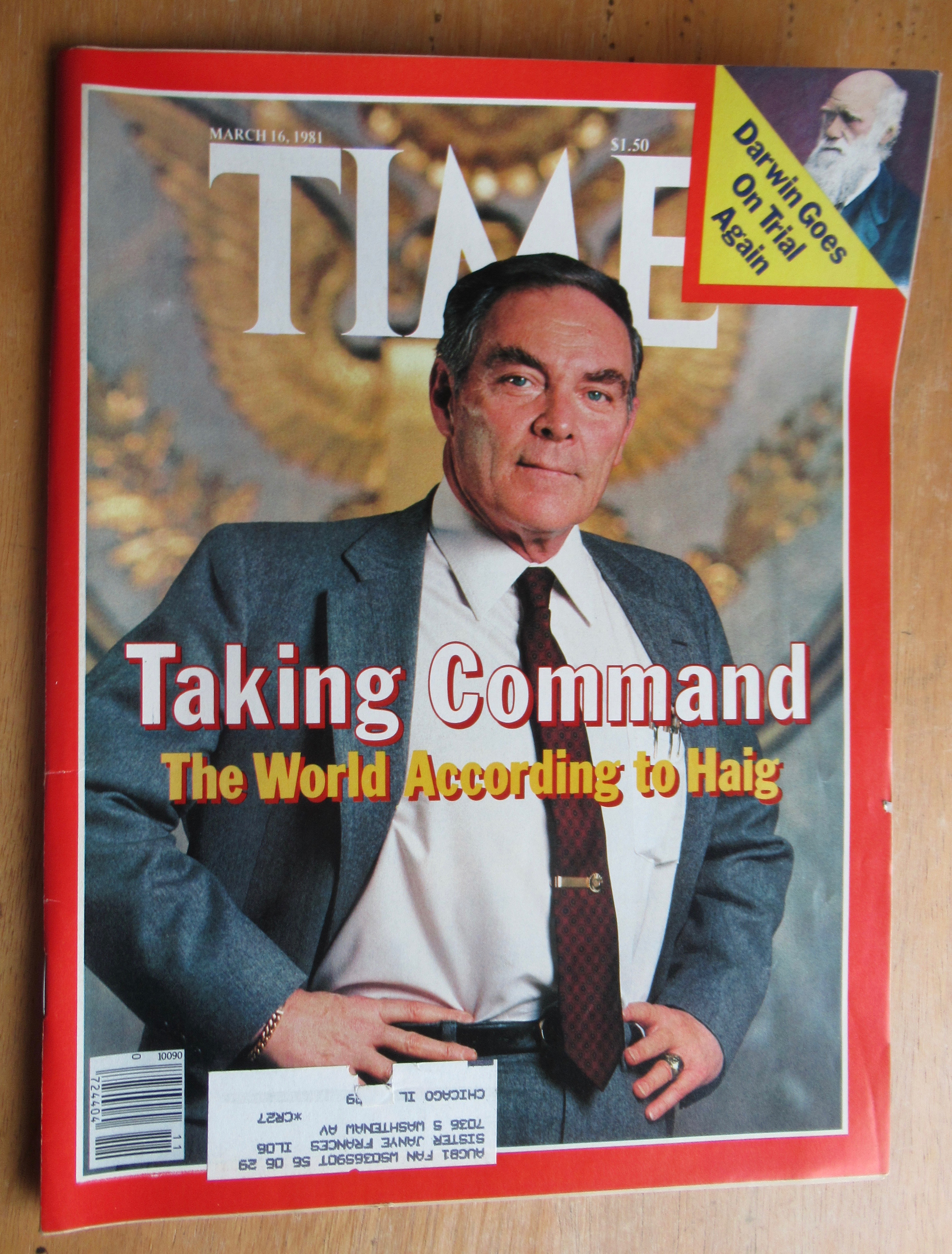 Time Magazine-March 16, 1981-World According To Haig