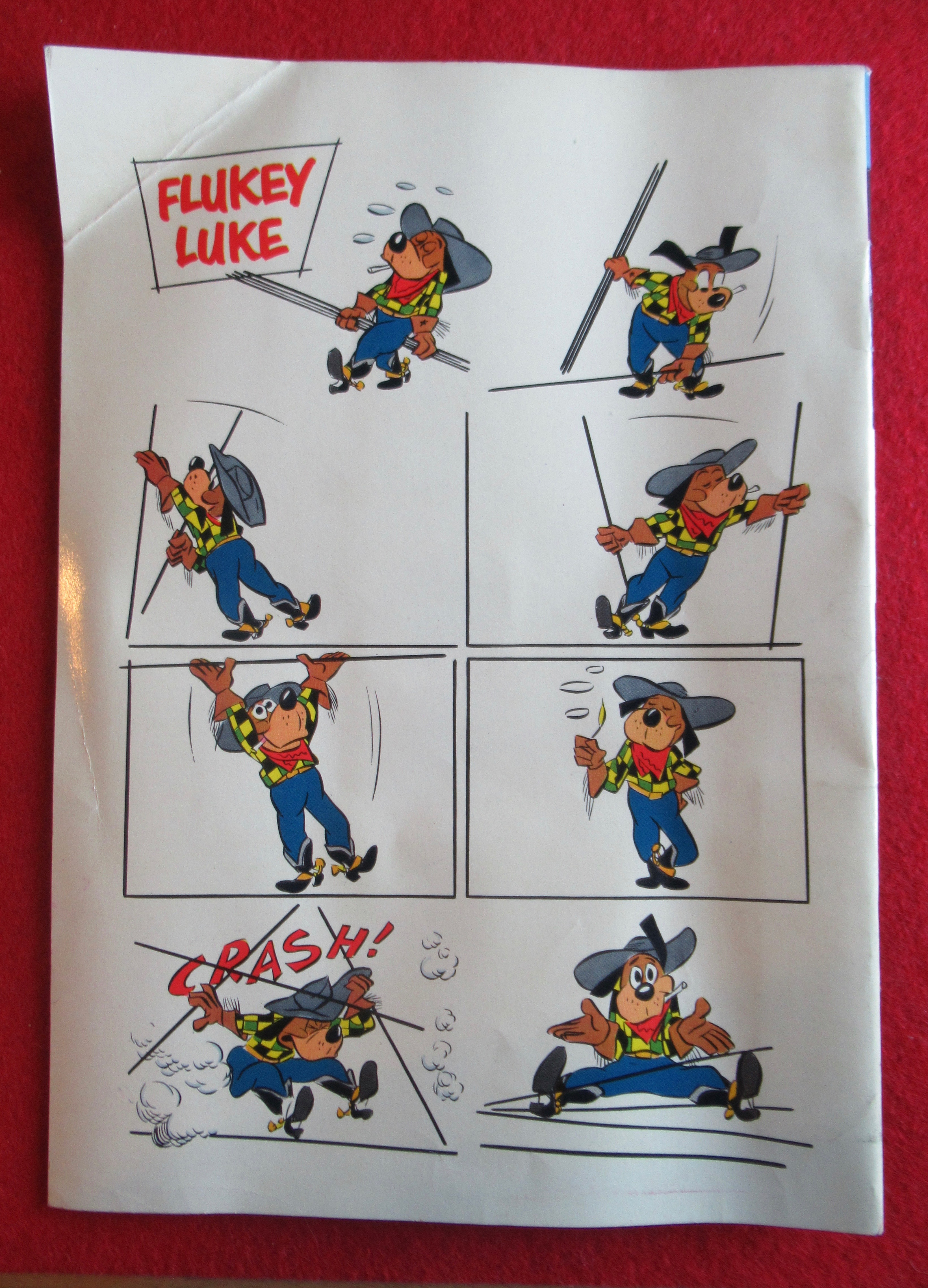 Flukey Luke 3D Comic 1953 Genuine 3 Dimension