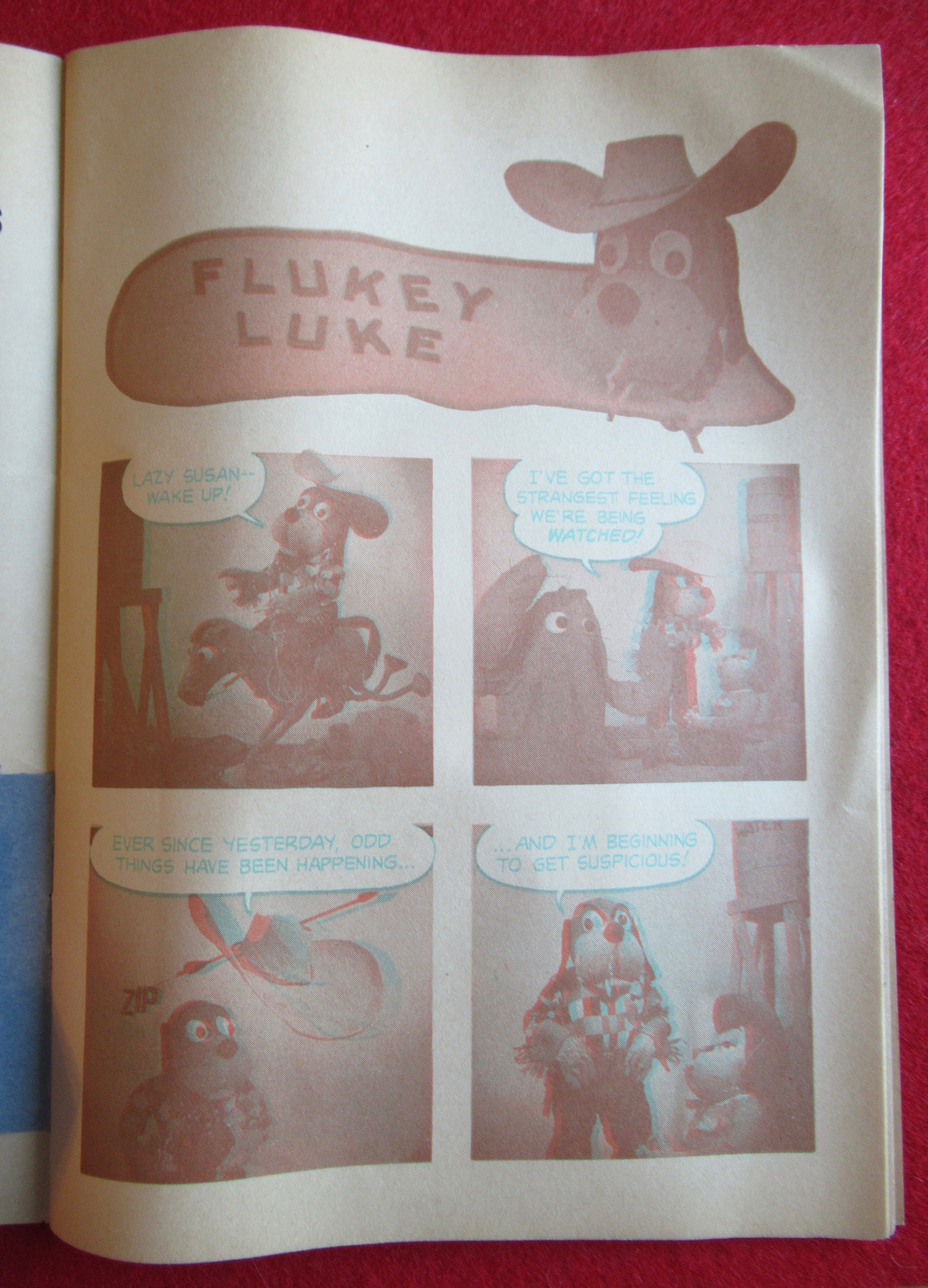 Flukey Luke 3D Comic 1953 Genuine 3 Dimension