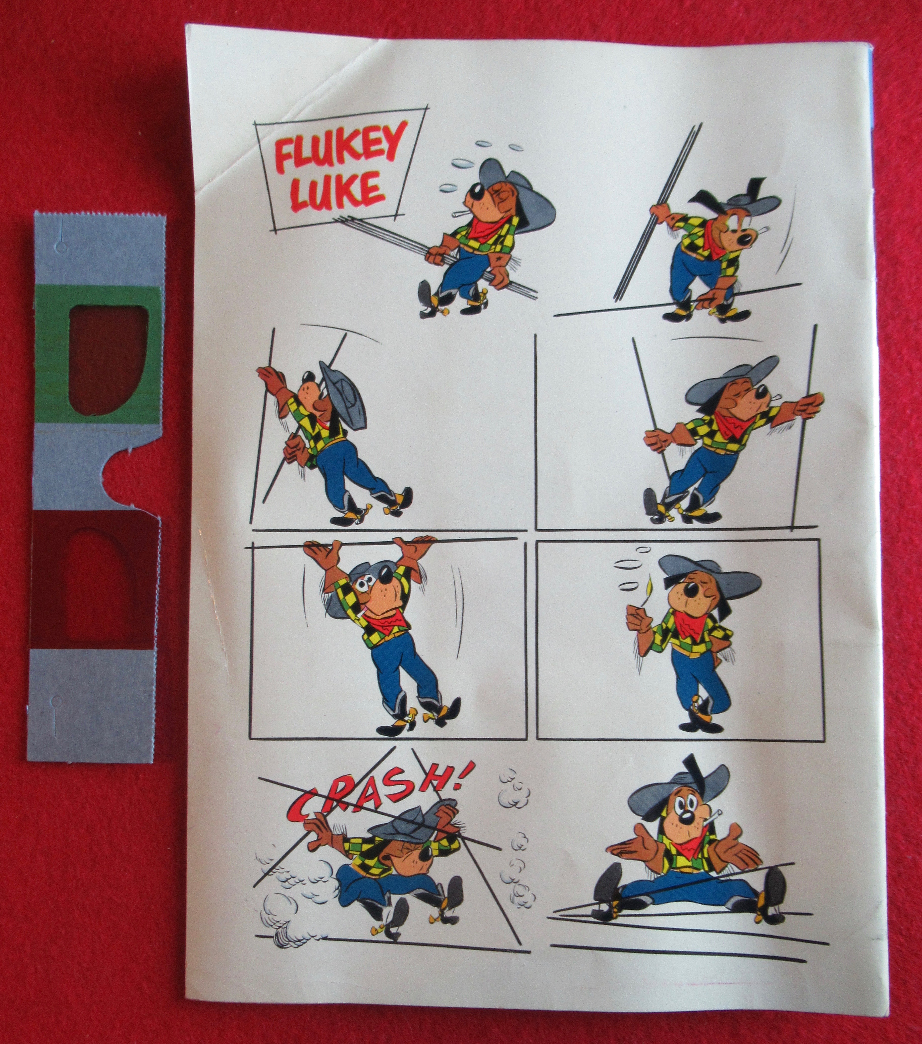 Flukey Luke 3D Comic 1953 Genuine 3 Dimension