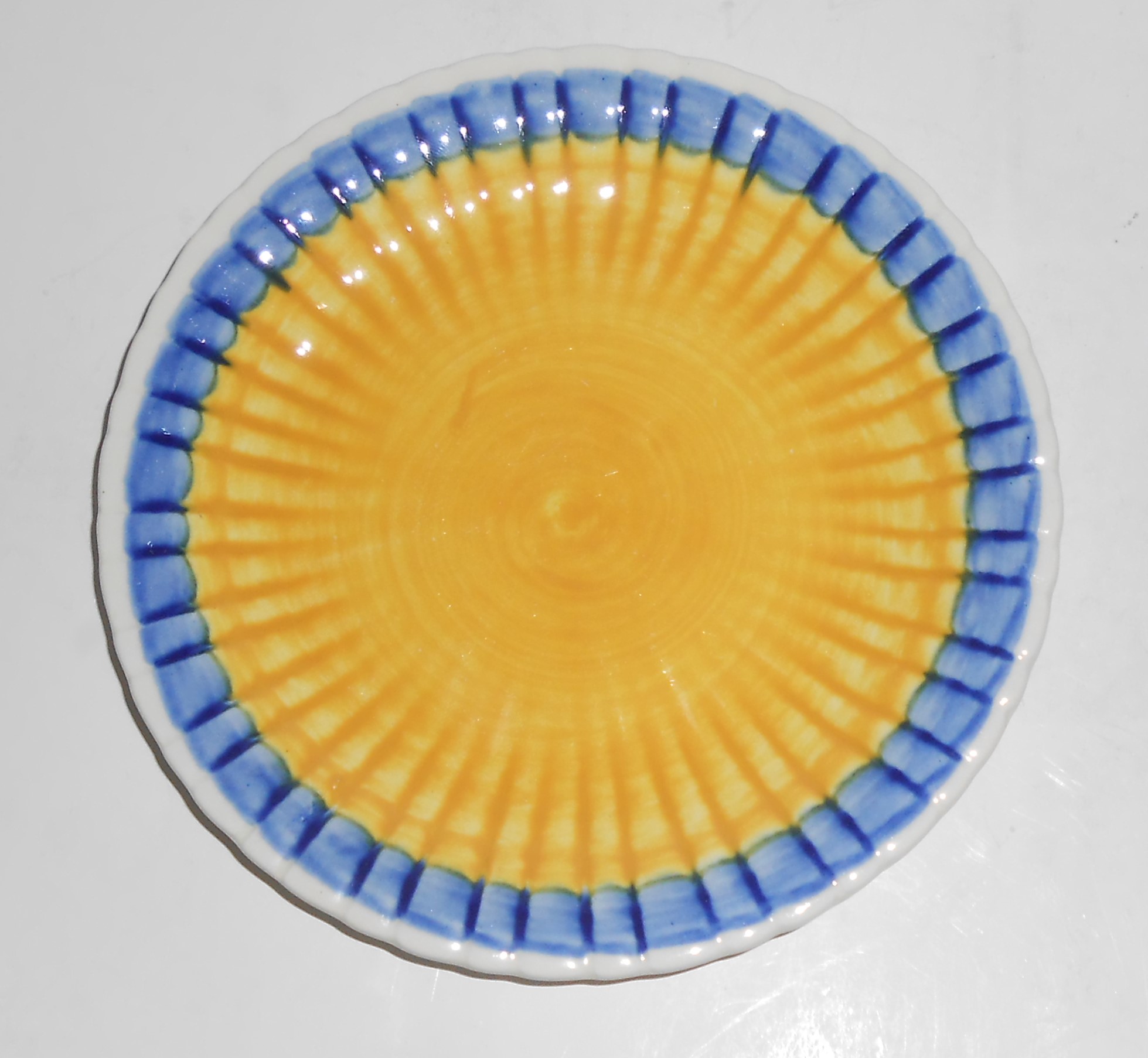 VINTAGE Stangl Pottery Blue Bell Bread Plate