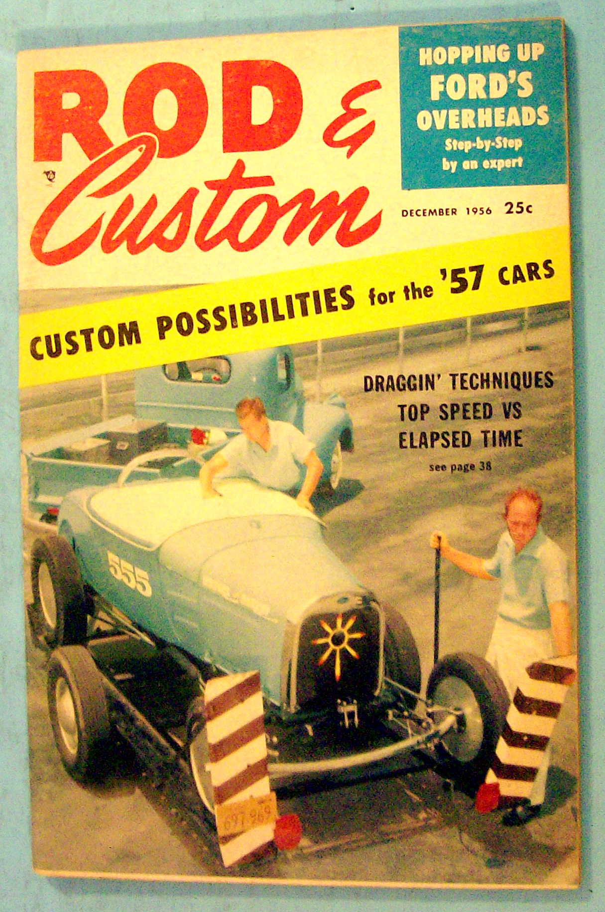Rod & Custom December 1956 Draggin' Techniques