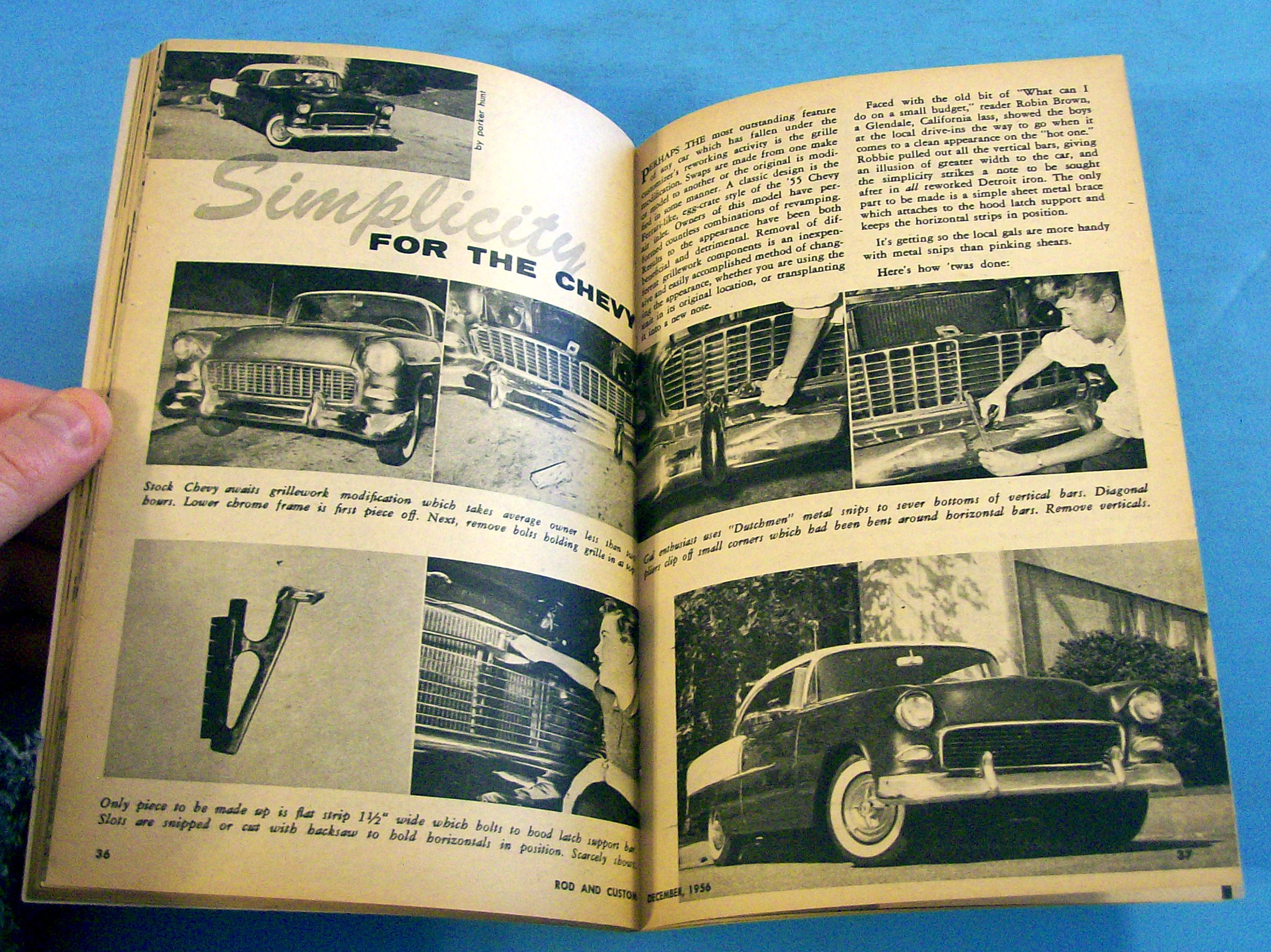 Rod & Custom December 1956 Draggin' Techniques