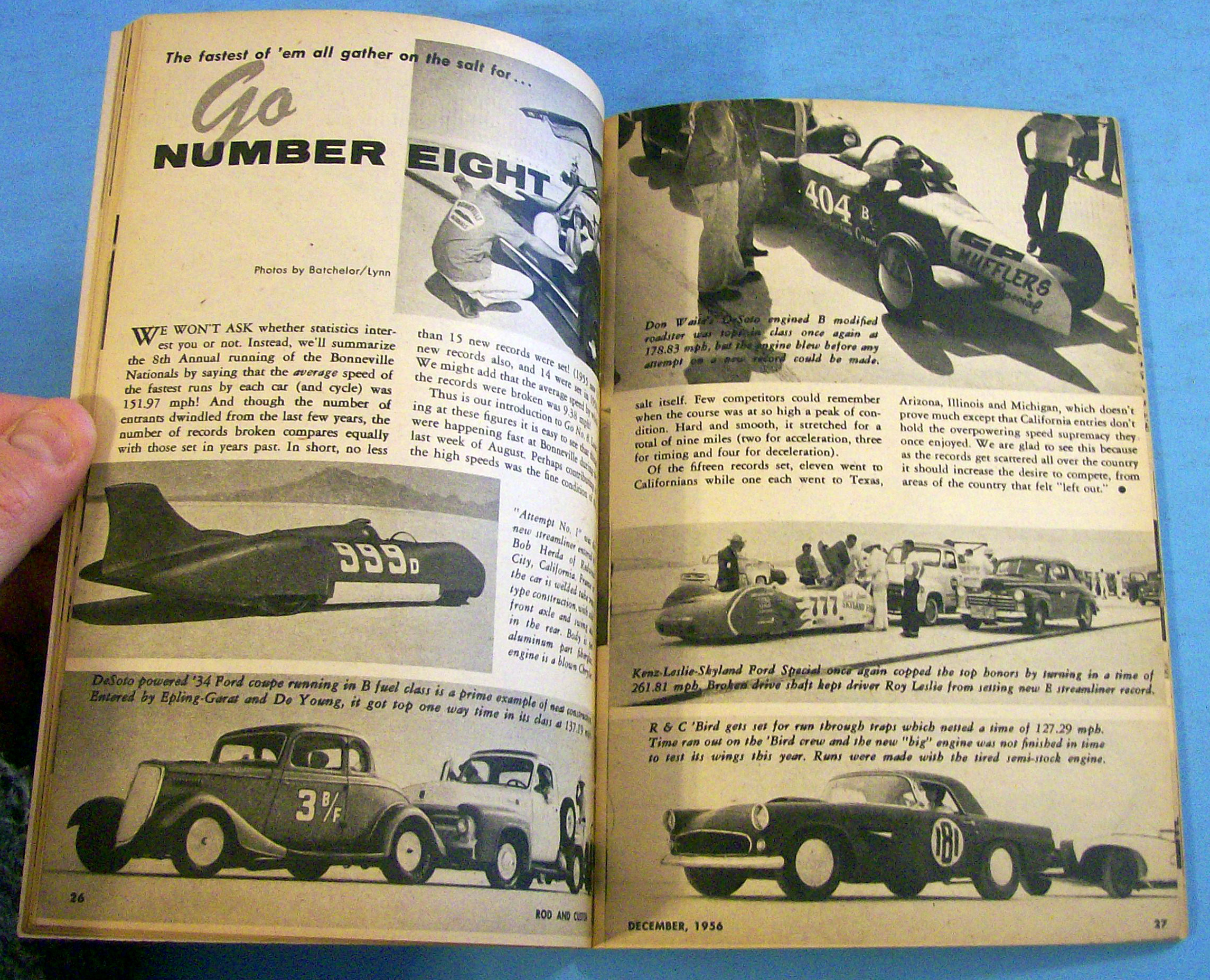 Rod & Custom December 1956 Draggin' Techniques