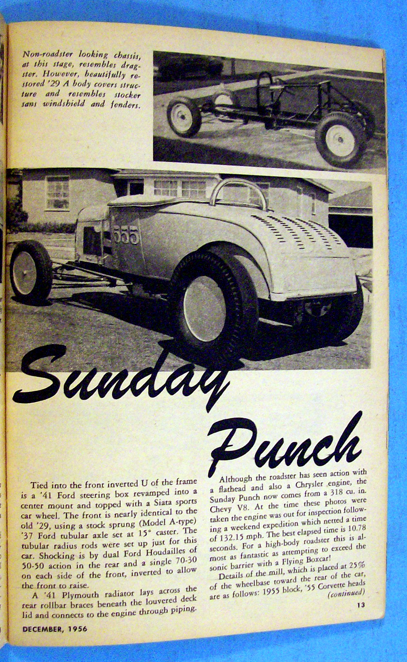 Rod & Custom December 1956 Draggin' Techniques