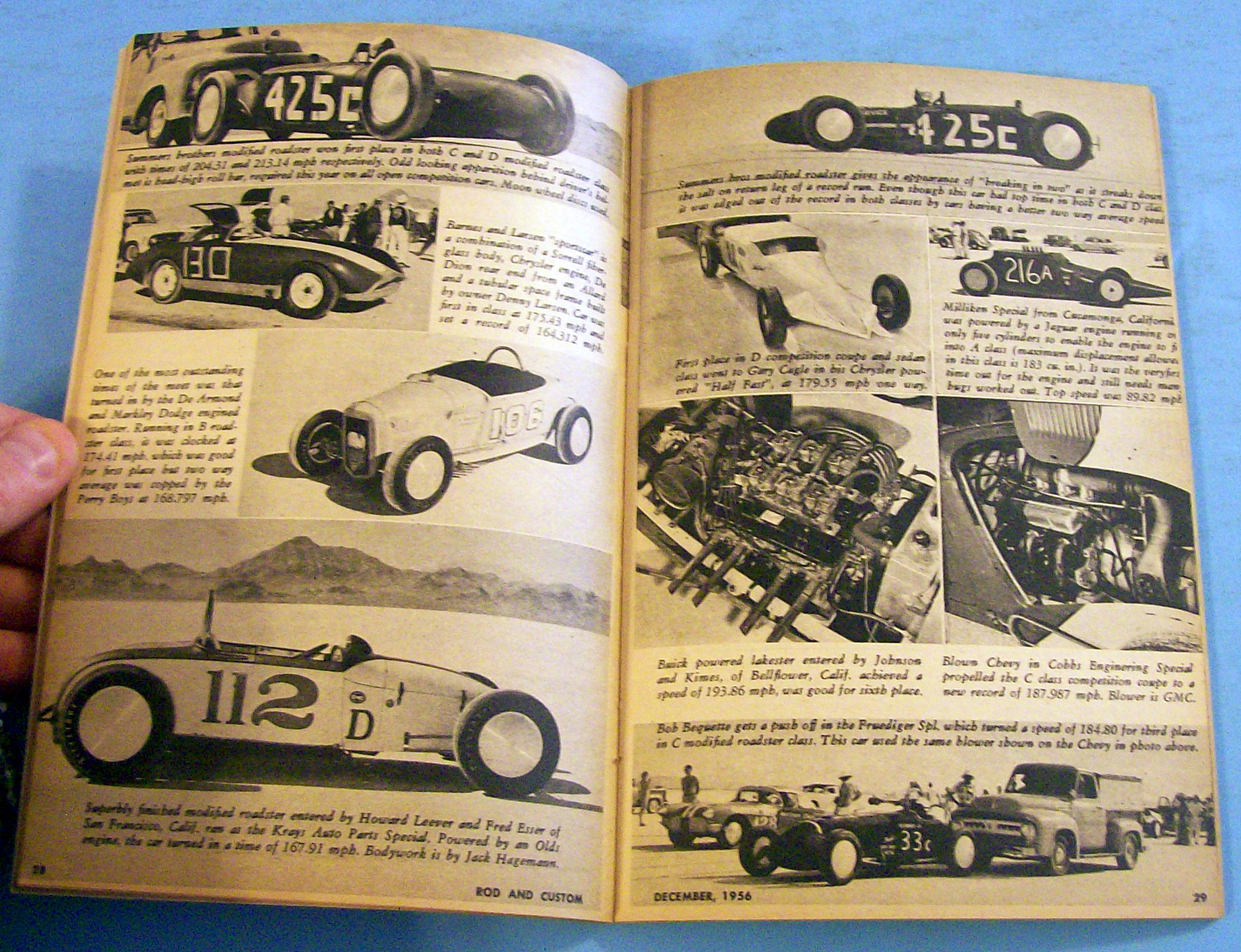 Rod & Custom December 1956 Draggin' Techniques