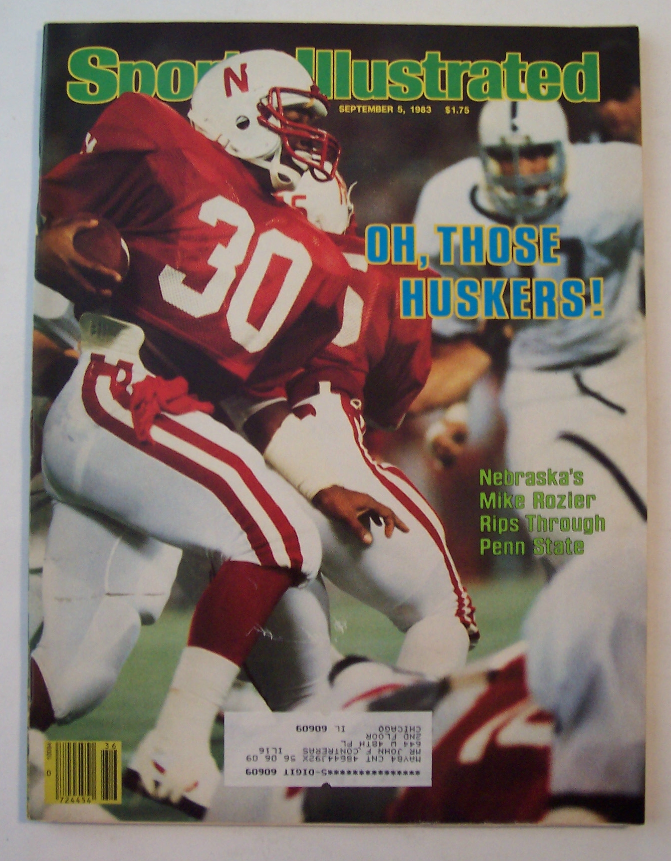Sports Illustrated Magazine - Sep 5, 1983 - Mike Rozier