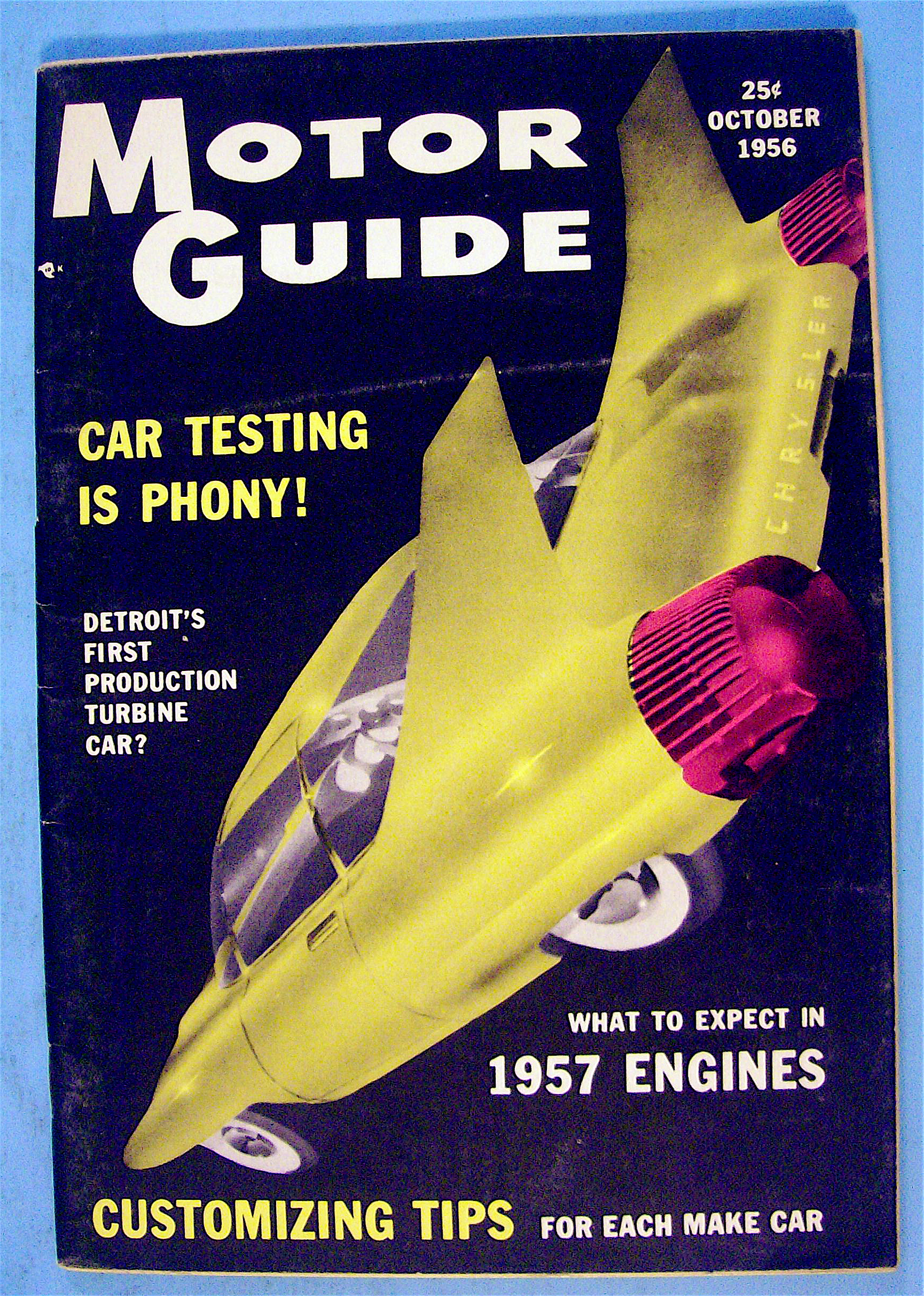 Motor Guide October 1956 Customizing Tips & Car Testing