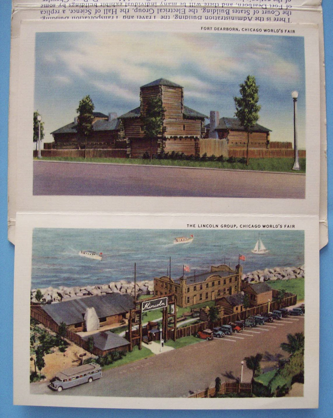 Hall Of Science Postcard Folder (Century Of Progress)